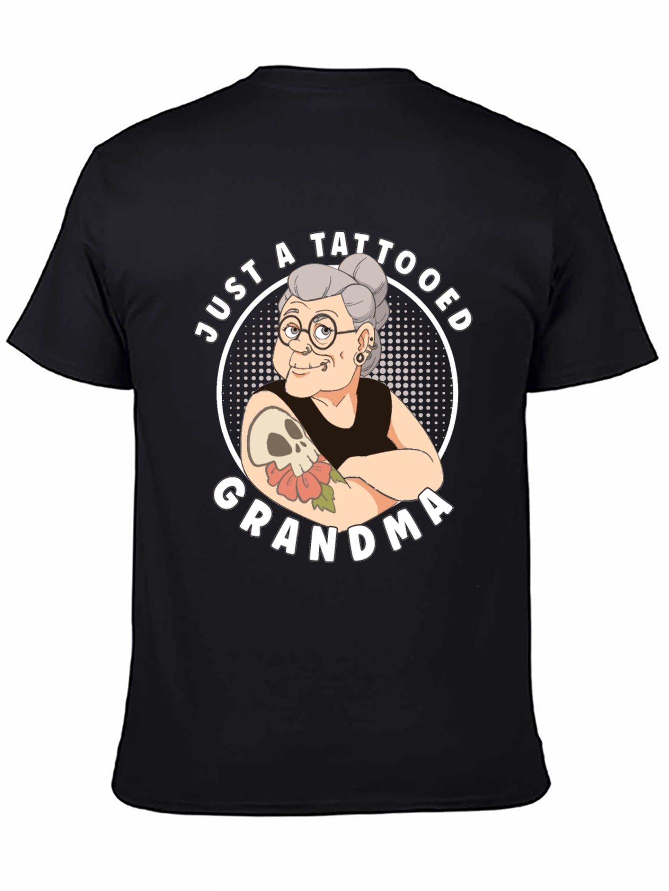 Tattooed Grandma T-Shirt - Funny Graphic Tee