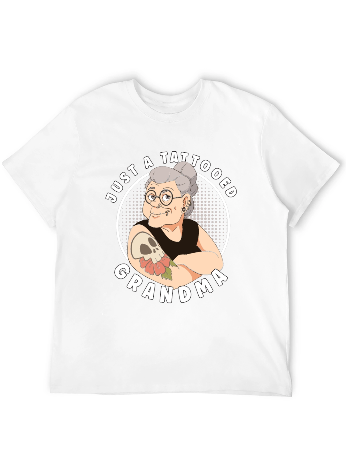 Tattooed Grandma T-Shirt - Funny Graphic Tee