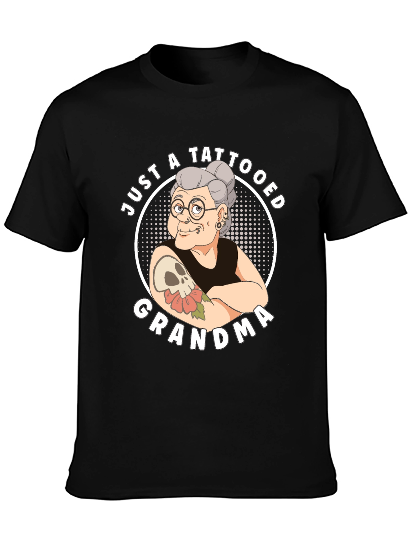 Tattooed Grandma T-Shirt - Funny Graphic Tee