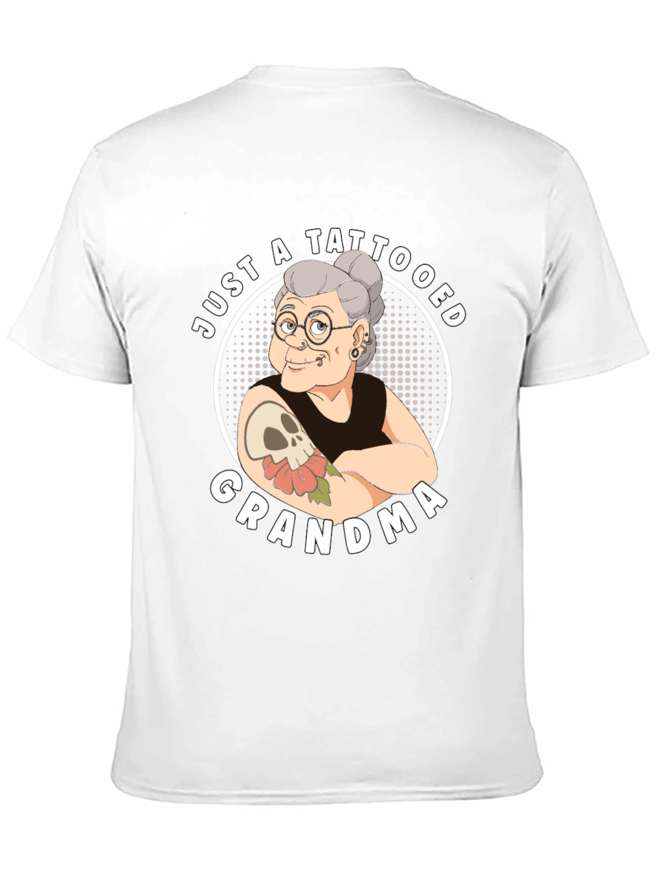 Tattooed Grandma T-Shirt - Funny Graphic Tee