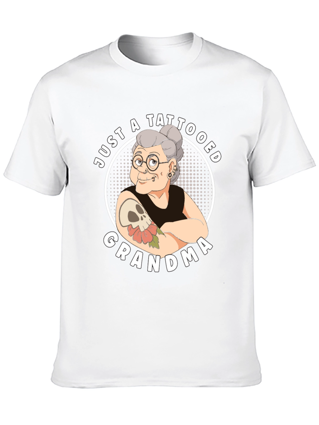 Tattooed Grandma T-Shirt - Funny Graphic Tee