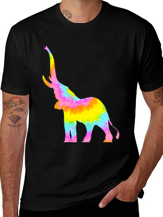 Tie-Dye Elephant Graphic Tee