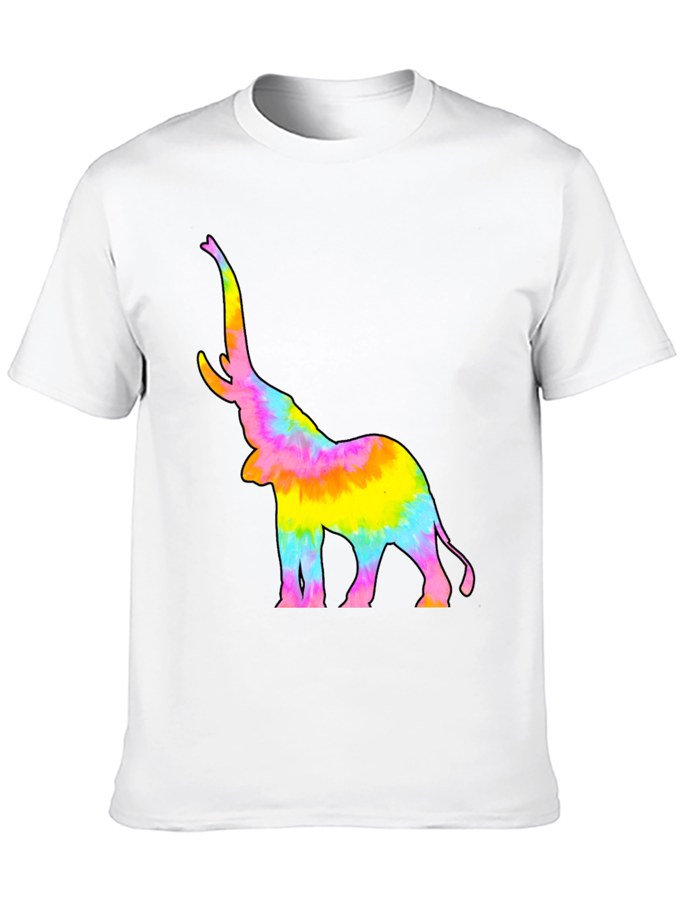 Tie-Dye Elephant Graphic Tee