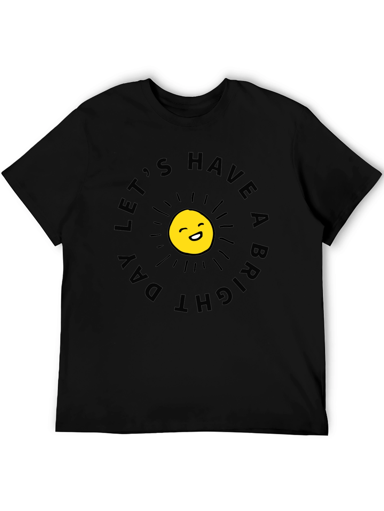 Bright Day T-Shirt - Smiling Sun Graphic Tee