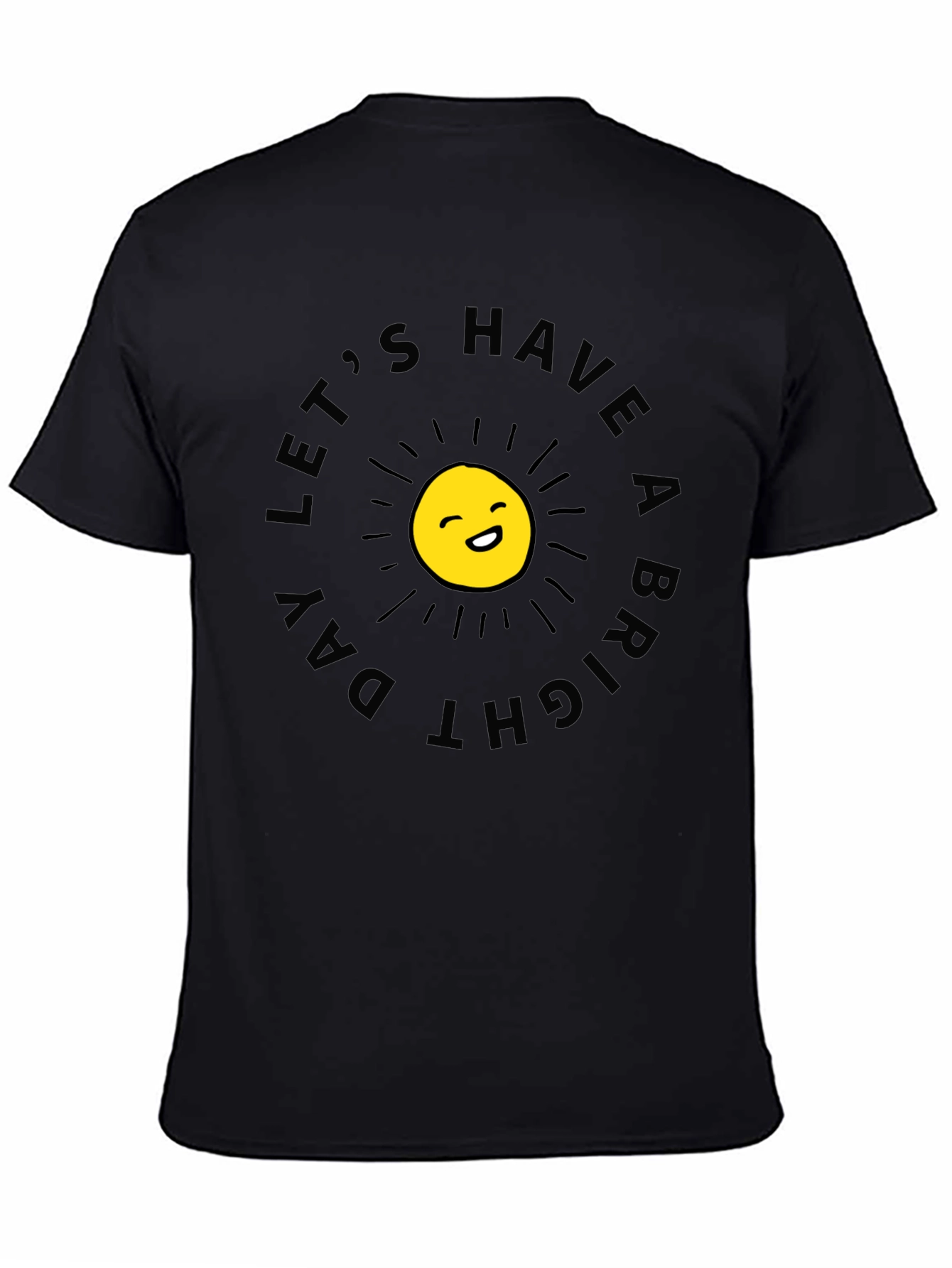 Bright Day T-Shirt - Smiling Sun Graphic Tee