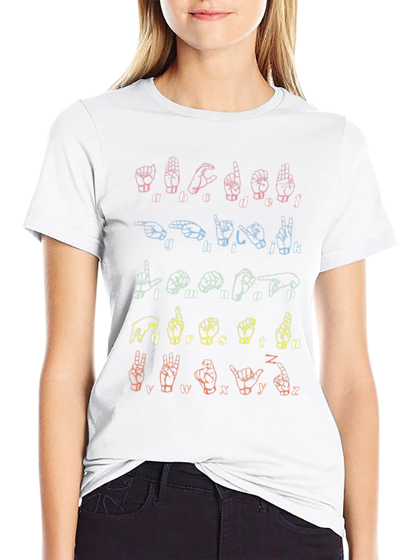 ASL Alphabet T-Shirt | Sign Language Tee