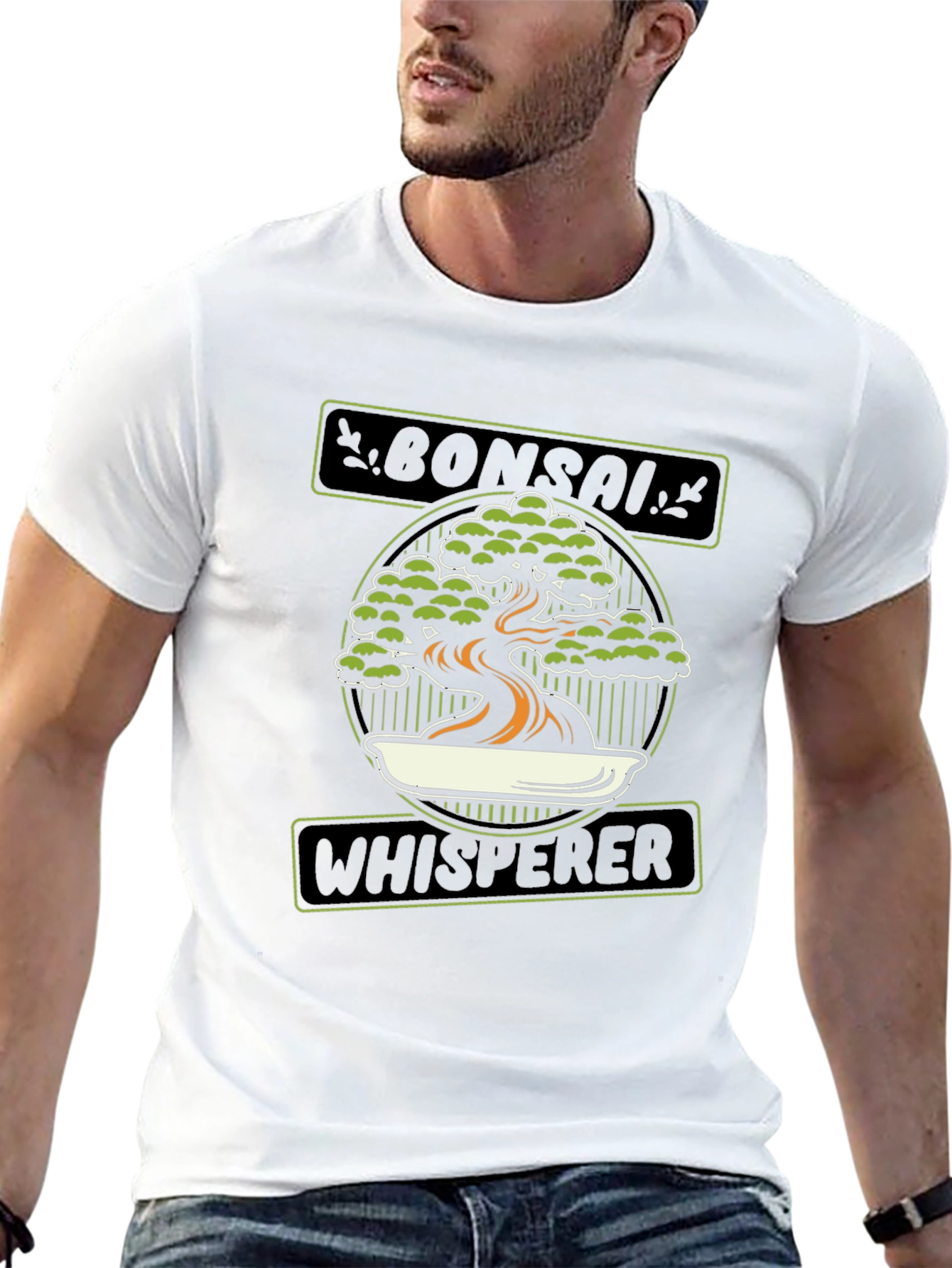 Bonsai Whisperer Graphic Tee - Black Cotton T-Shirt