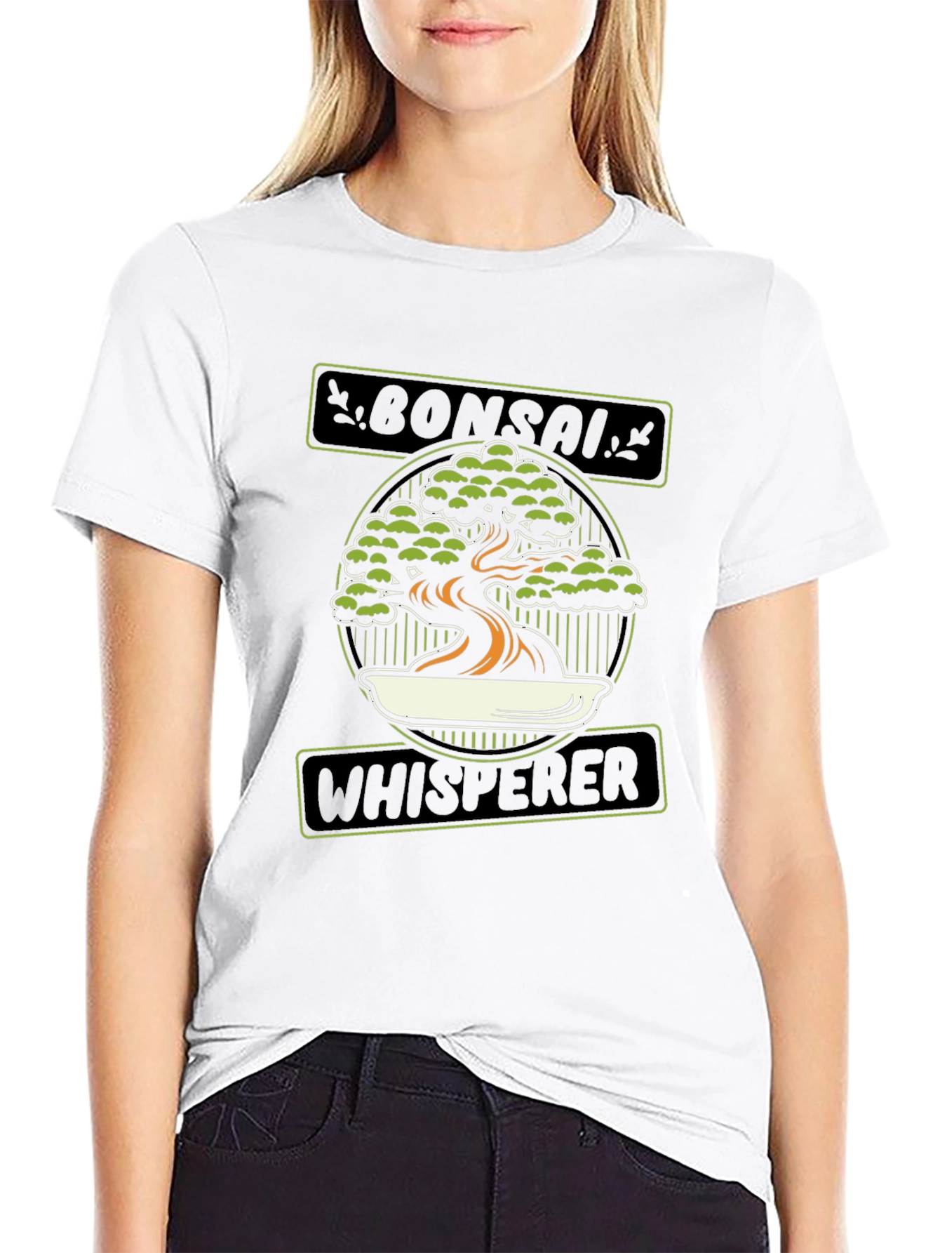 Bonsai Whisperer Graphic Tee - Black Cotton T-Shirt