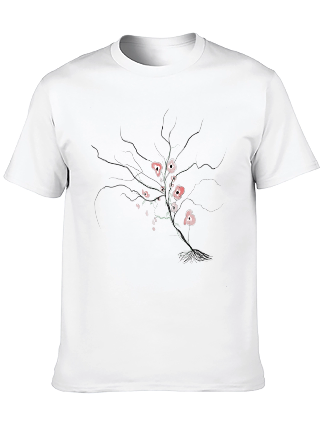 Black Tree of Hearts Graphic Tee