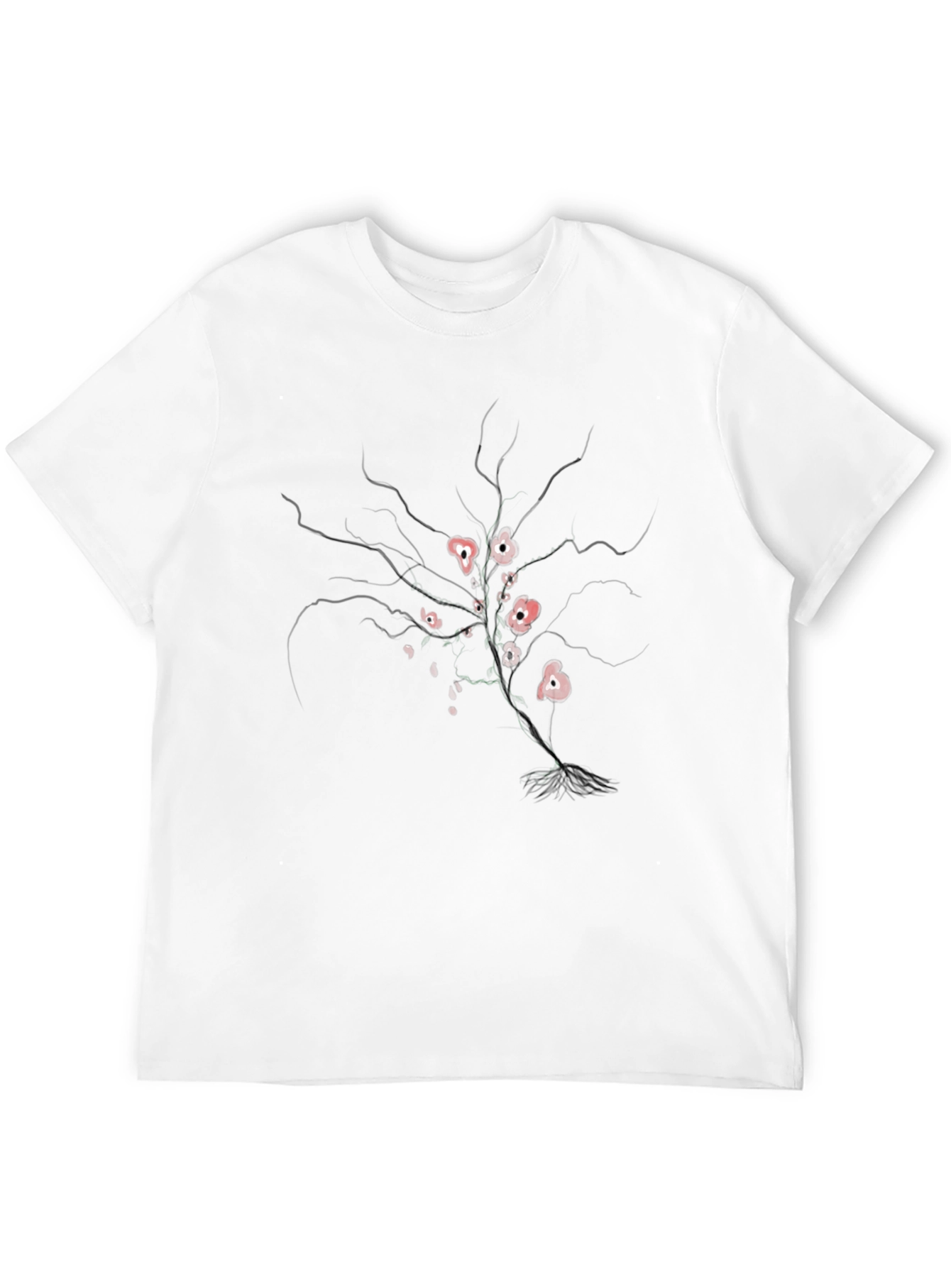 Black Tree of Hearts Graphic Tee