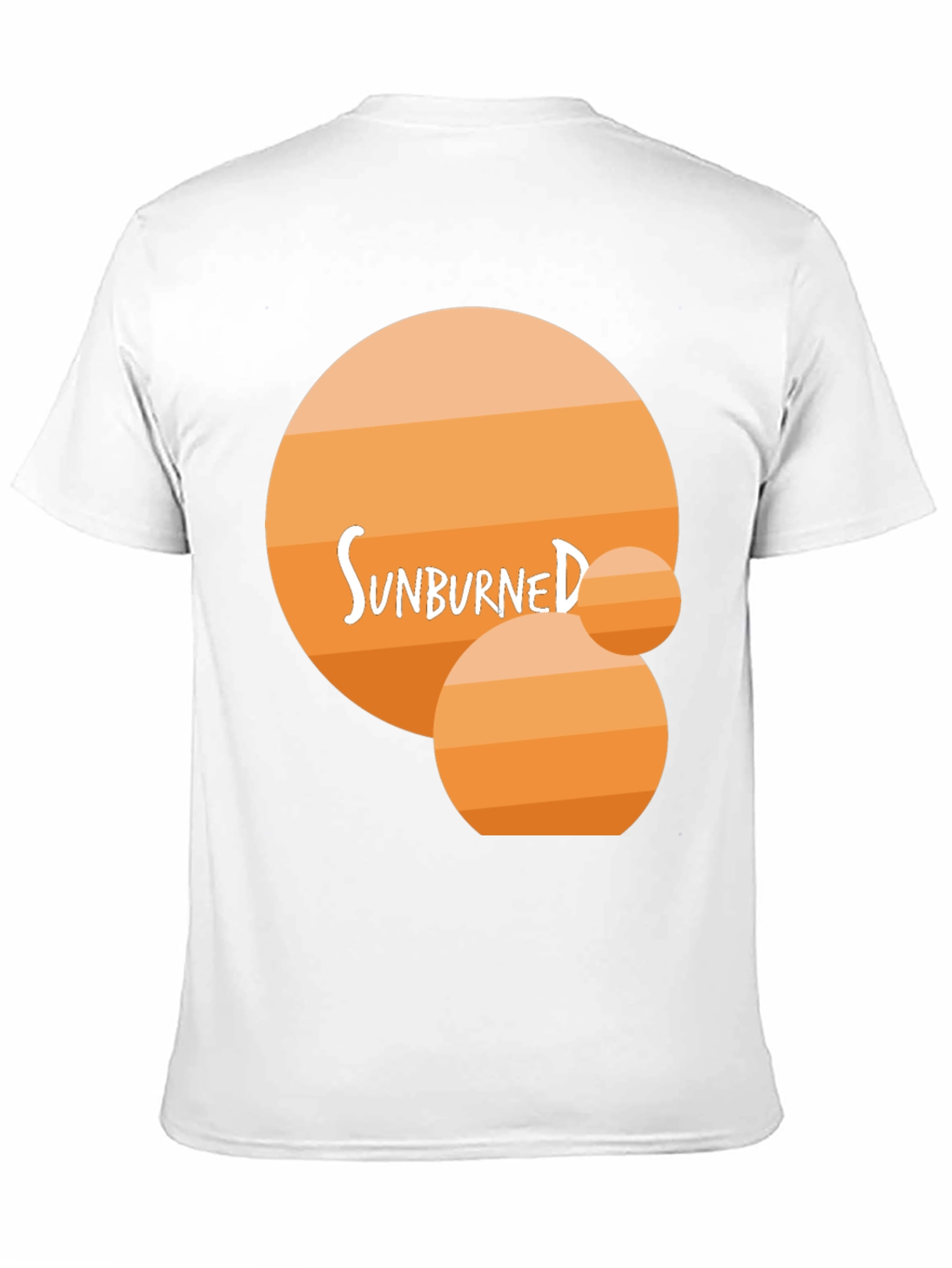 Sunburned Graphic Tee - Black Cotton T-Shirt