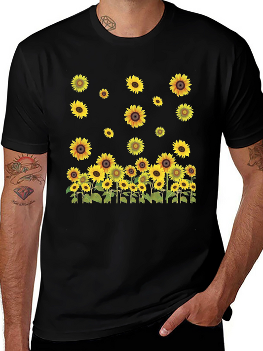 Sunflower Graphic Tee - Nature Inspired Design