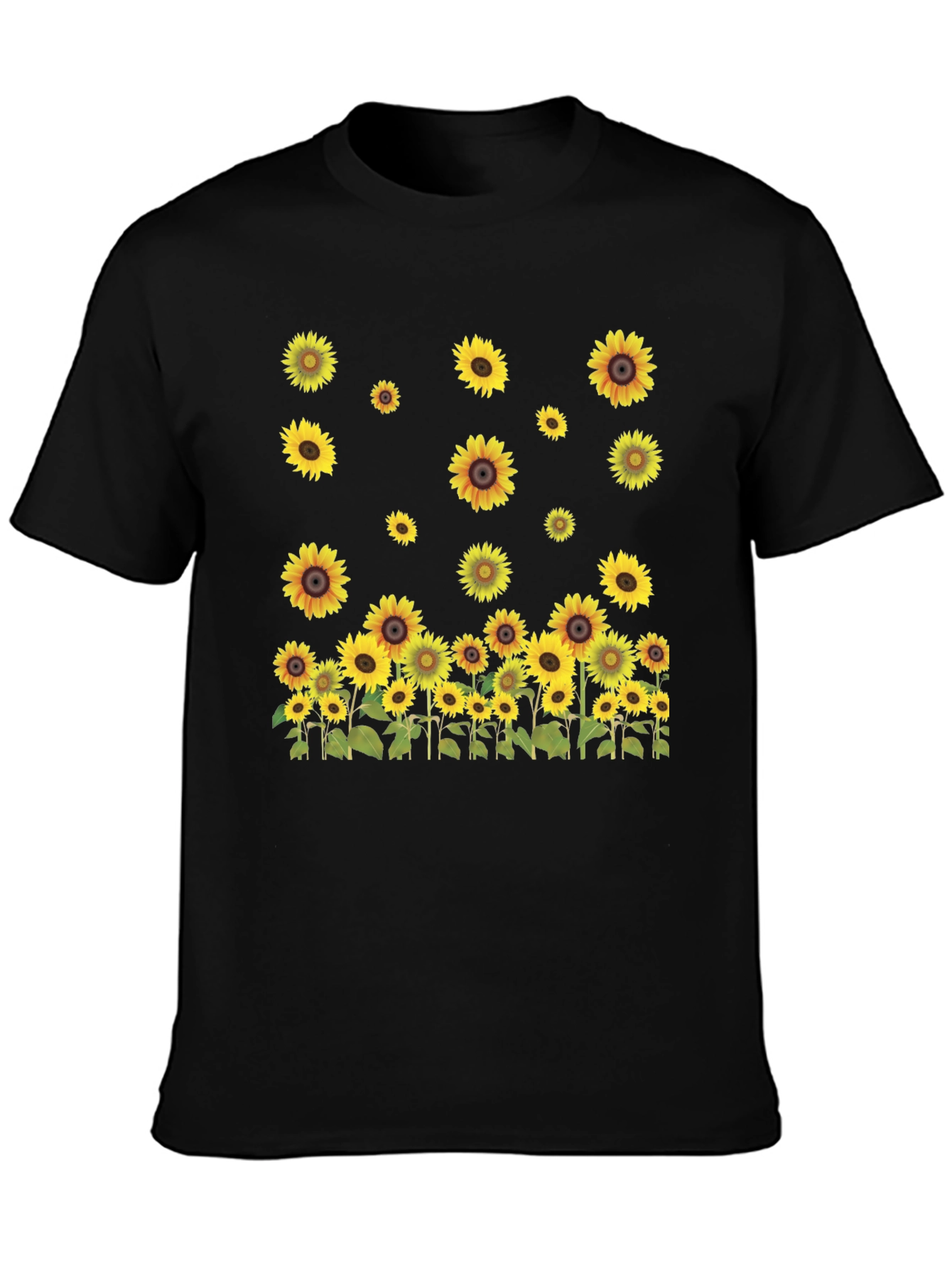 Sunflower Graphic Tee - Nature Inspired Design