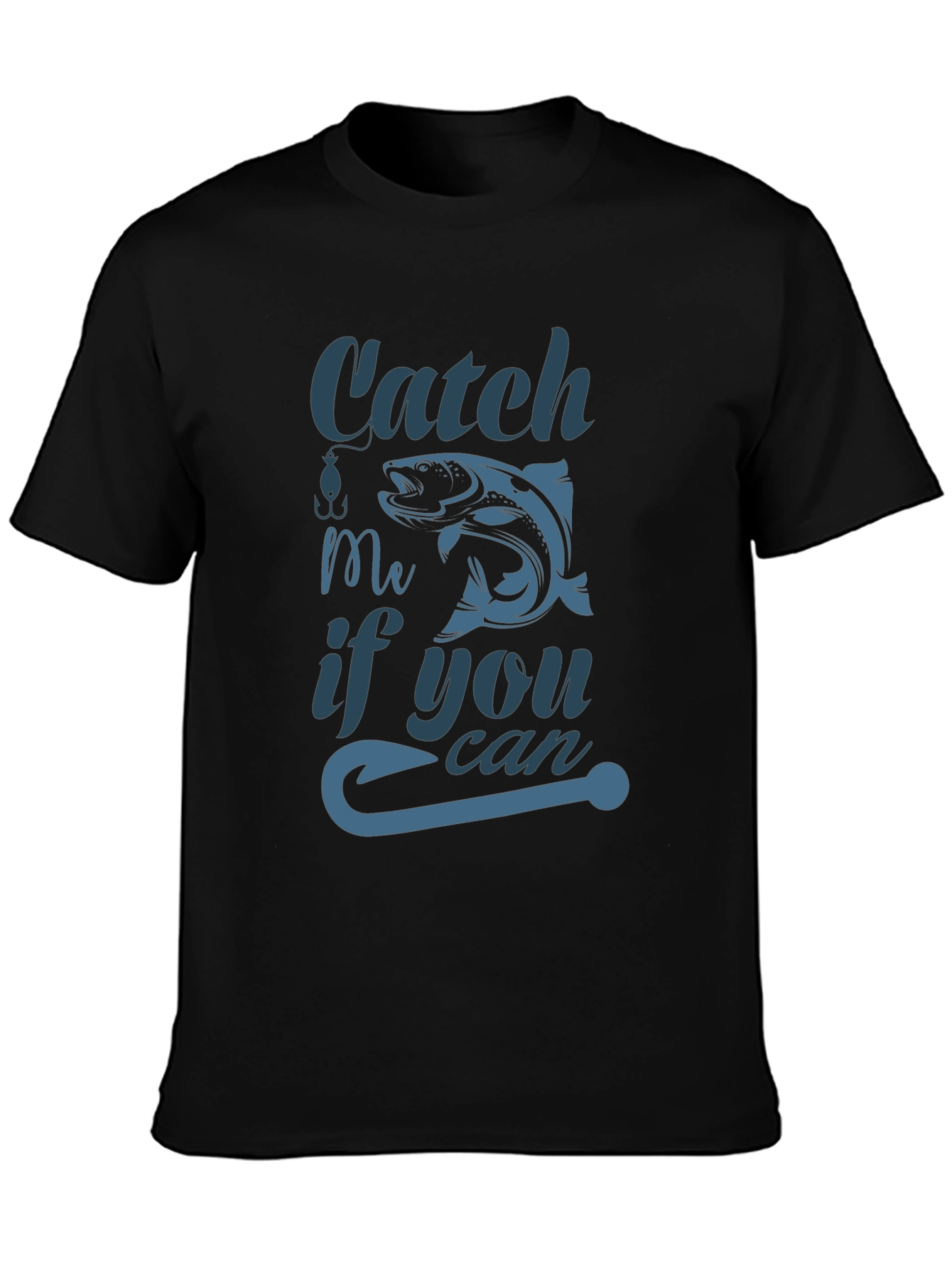 Catch Me If You Can Fish Graphic Tee