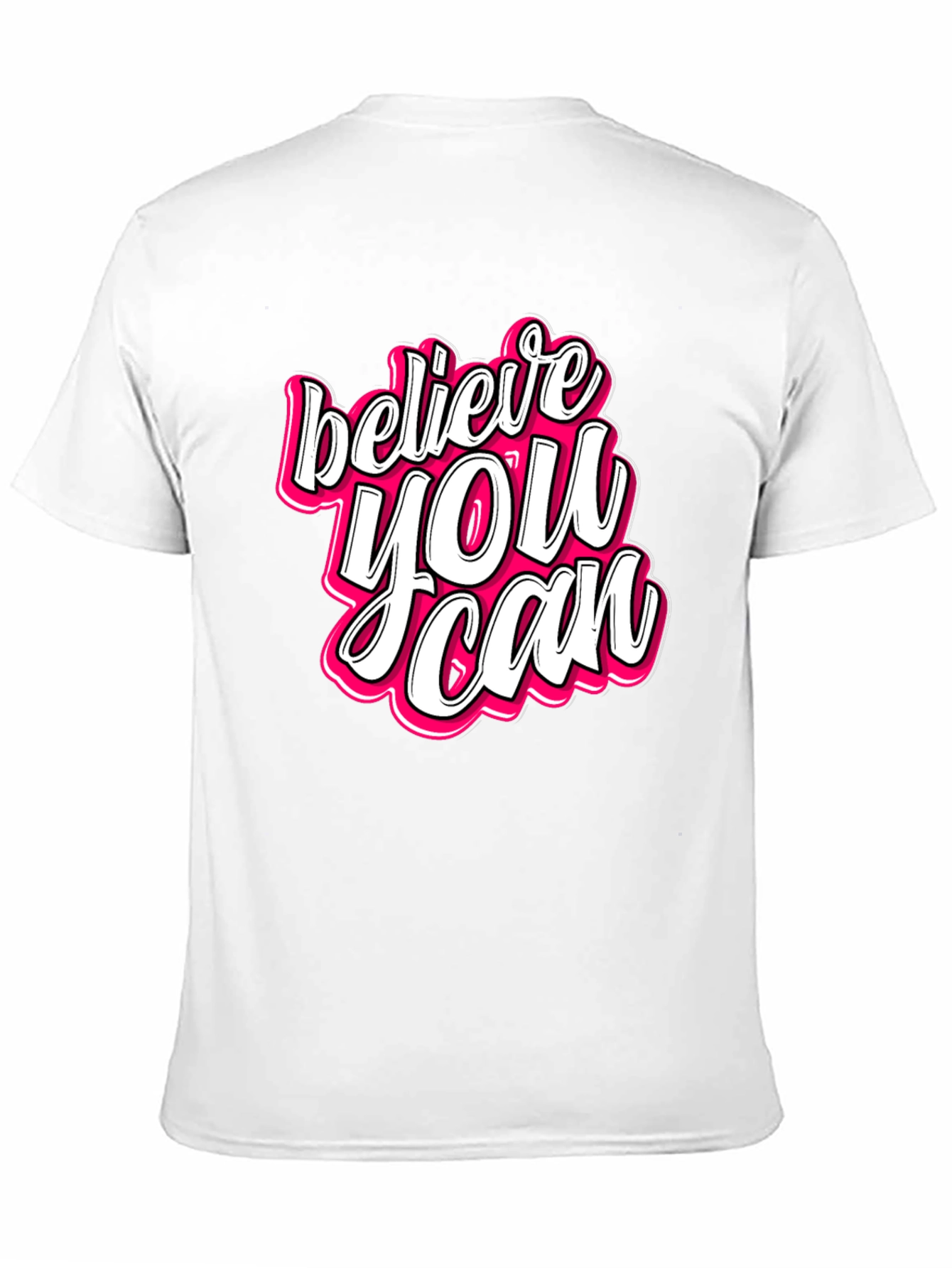 Believe You Can Graphic Tee - Trendy Positive Message