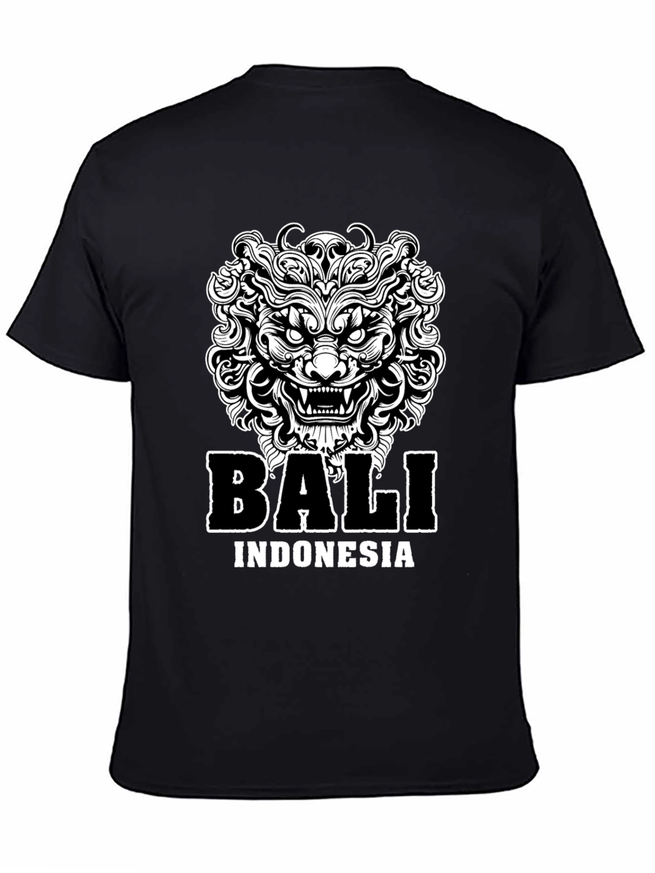 Bali Indonesia Graphic Tee - Lion Design