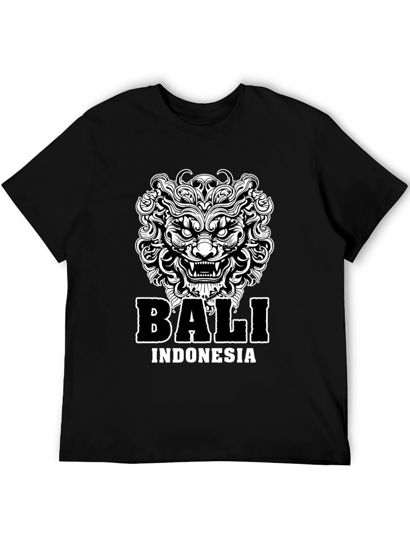 Bali Indonesia Graphic Tee - Lion Design