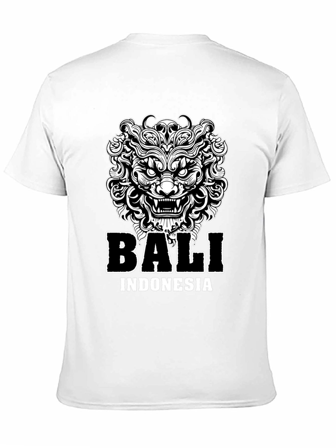 Bali Indonesia Graphic Tee - Lion Design