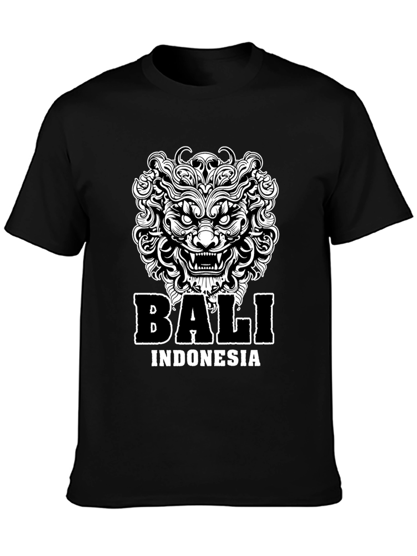 Bali Indonesia Graphic Tee - Lion Design
