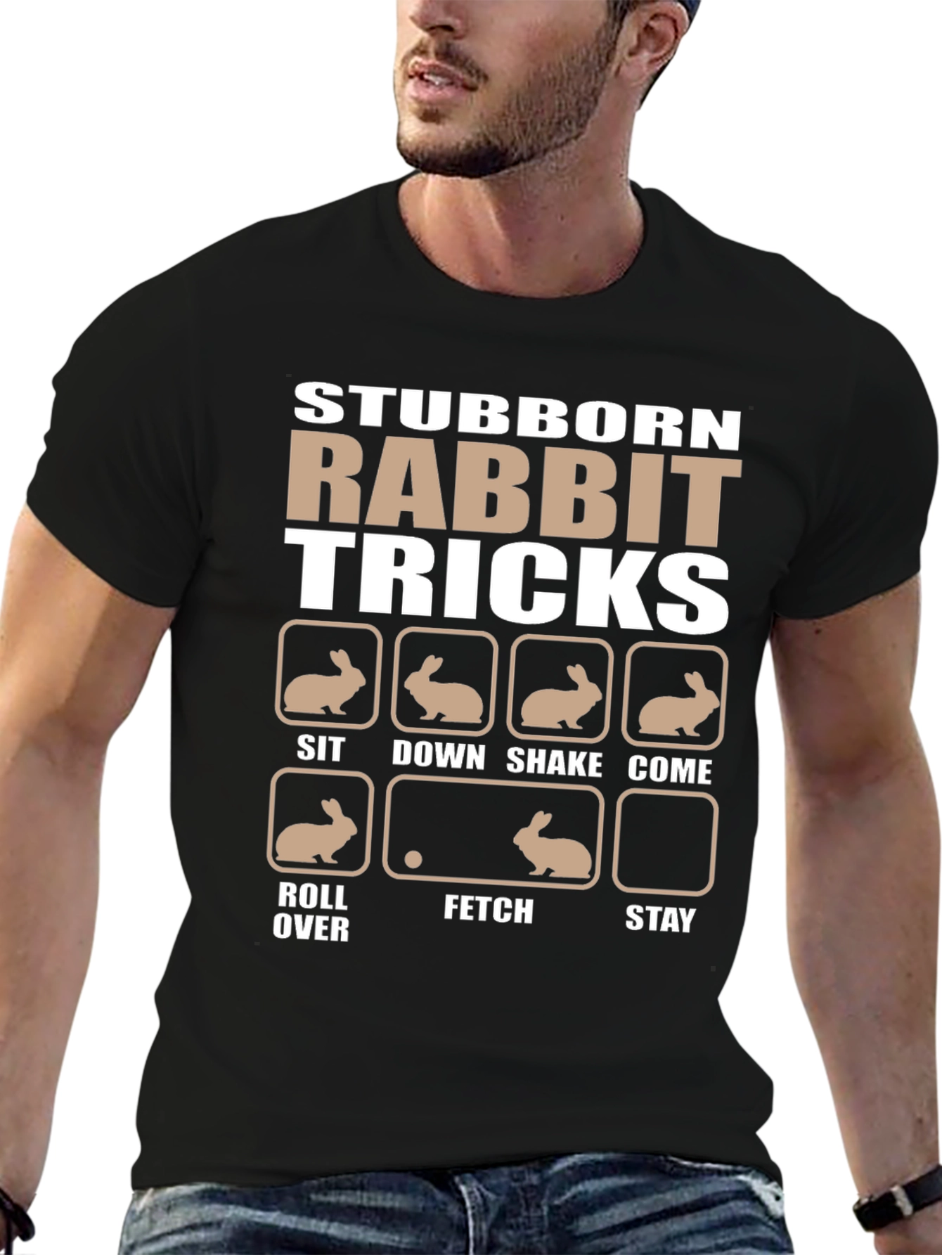 Stubborn Rabbit Tricks T-Shirt