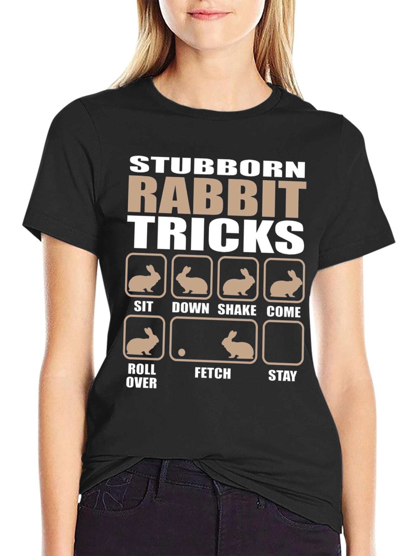 Stubborn Rabbit Tricks T-Shirt