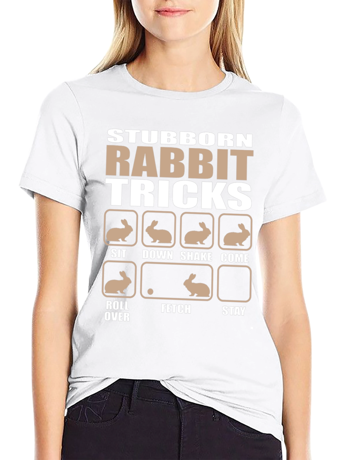 Stubborn Rabbit Tricks T-Shirt