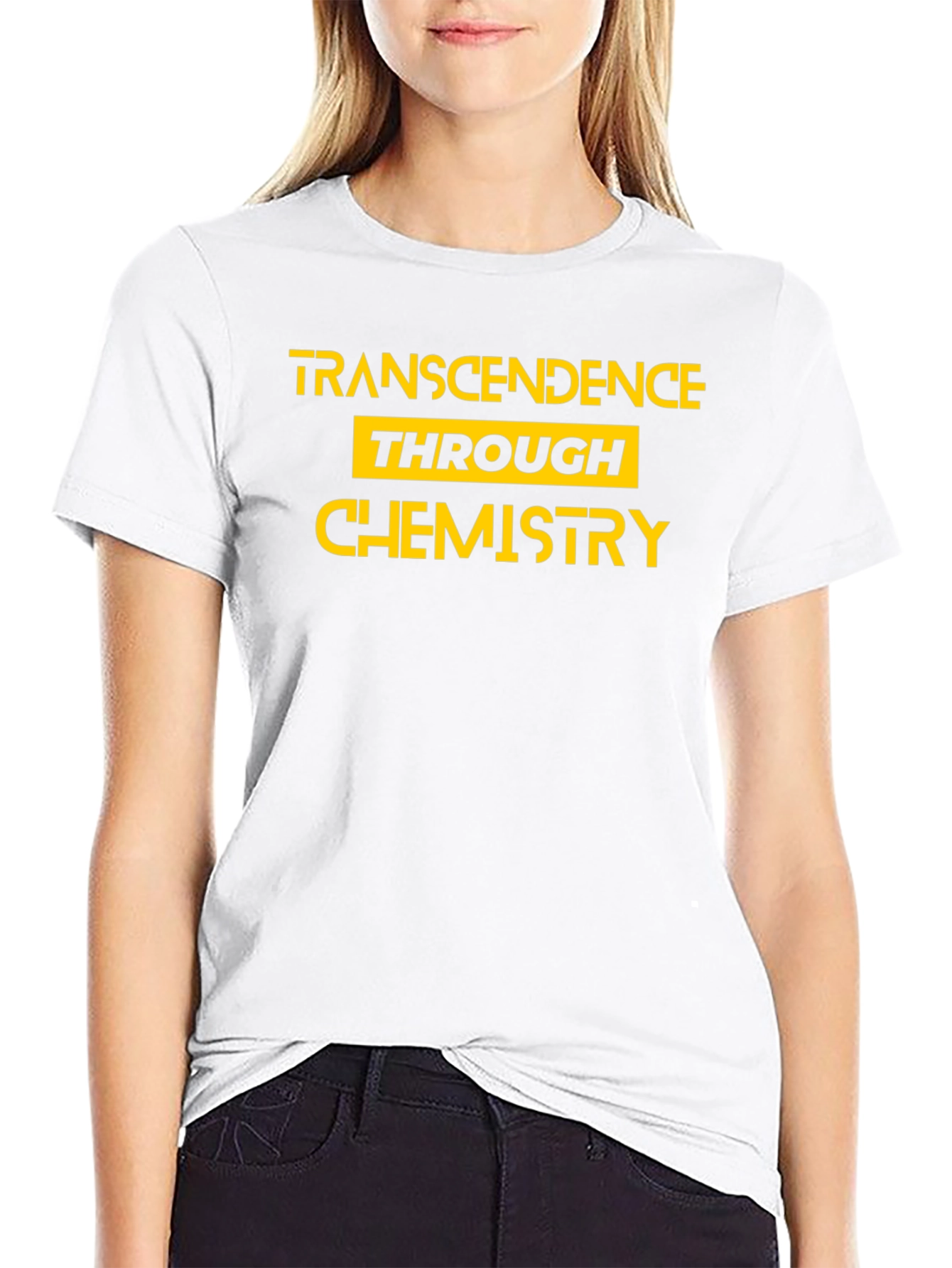 Transcendence Through Chemistry Black Graphic Tee