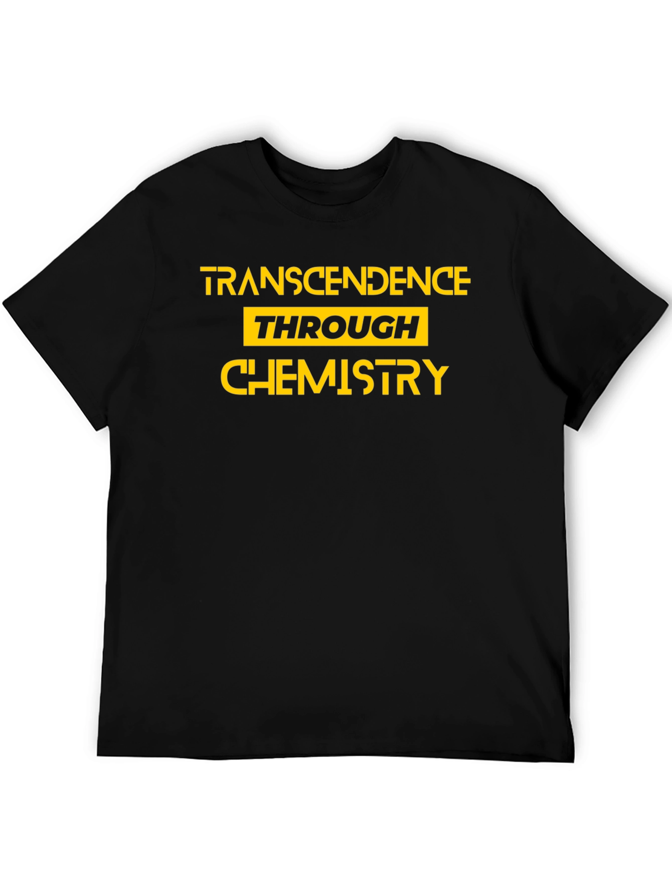Transcendence Through Chemistry Black Graphic Tee