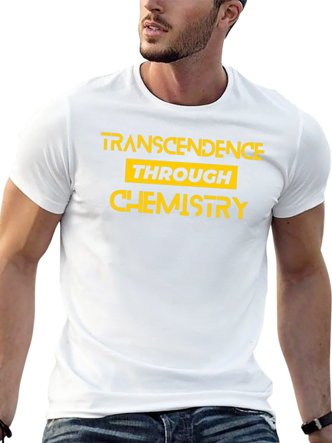 Transcendence Through Chemistry Black Graphic Tee