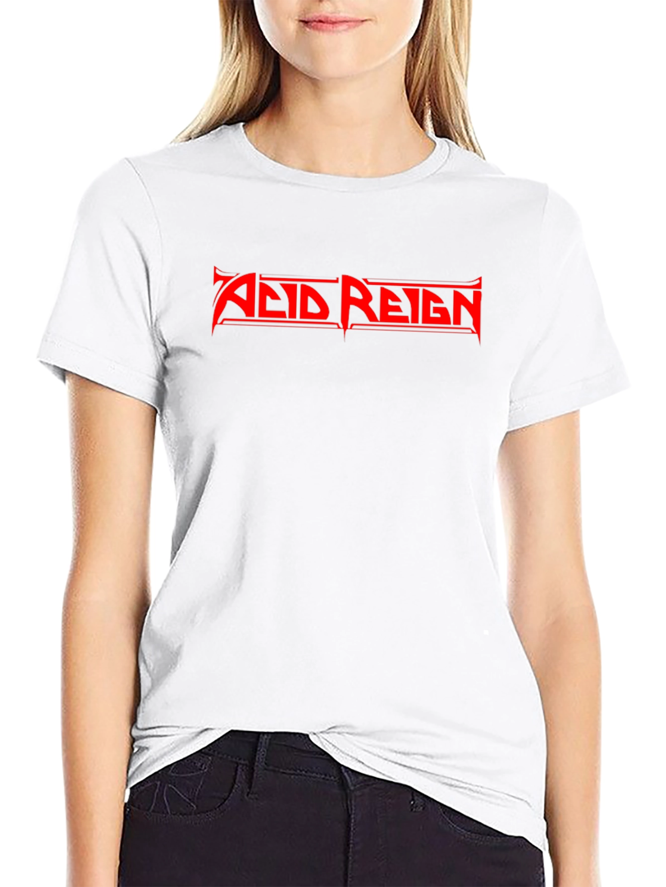 Acid Reign Band T-Shirt - Black Cotton Tee