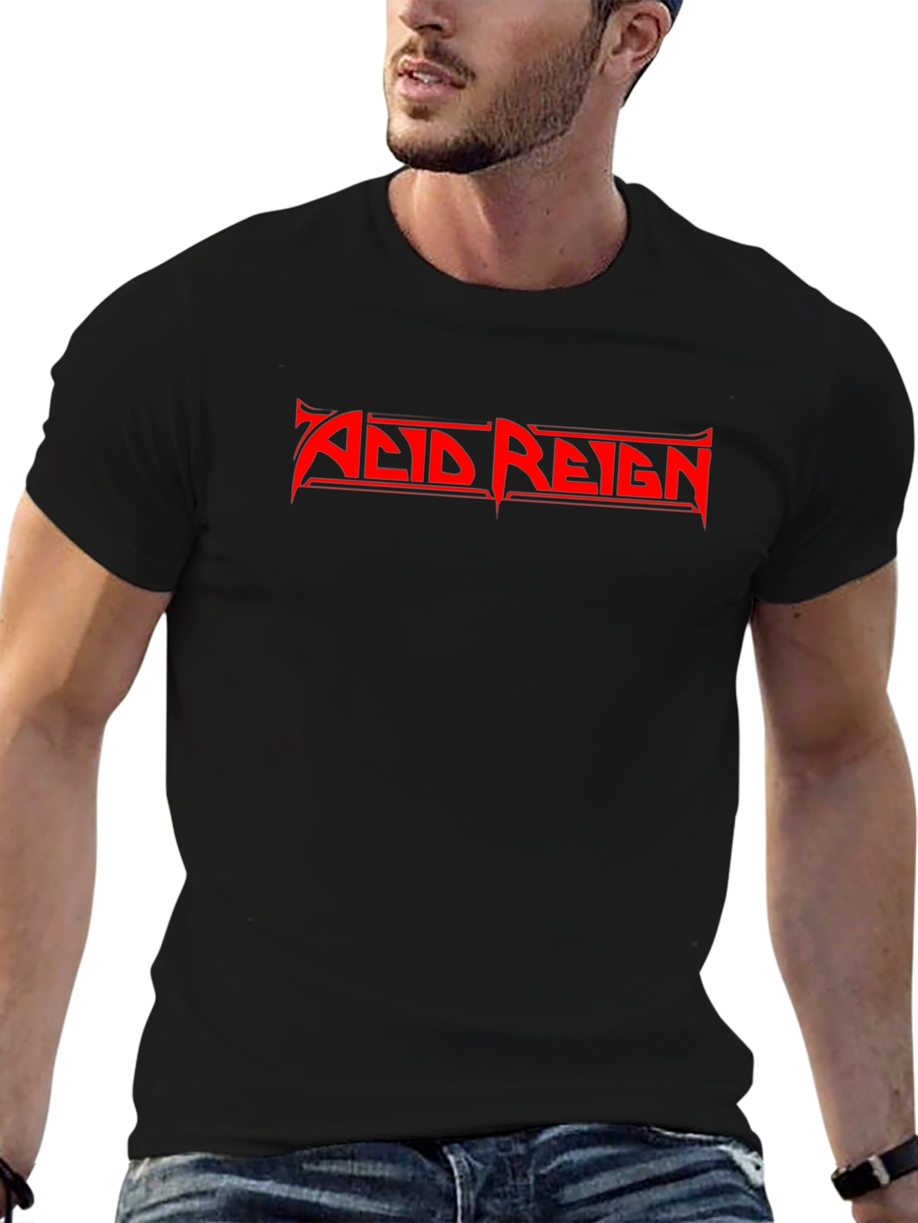 Acid Reign Band T-Shirt - Black Cotton Tee
