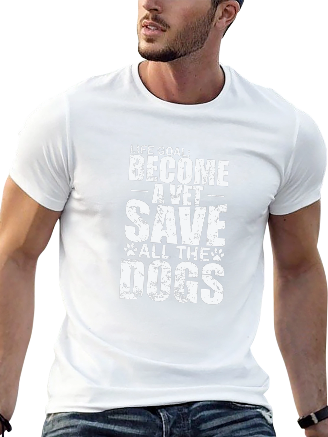 Vet Life Goal T-Shirt - Save the Dogs!