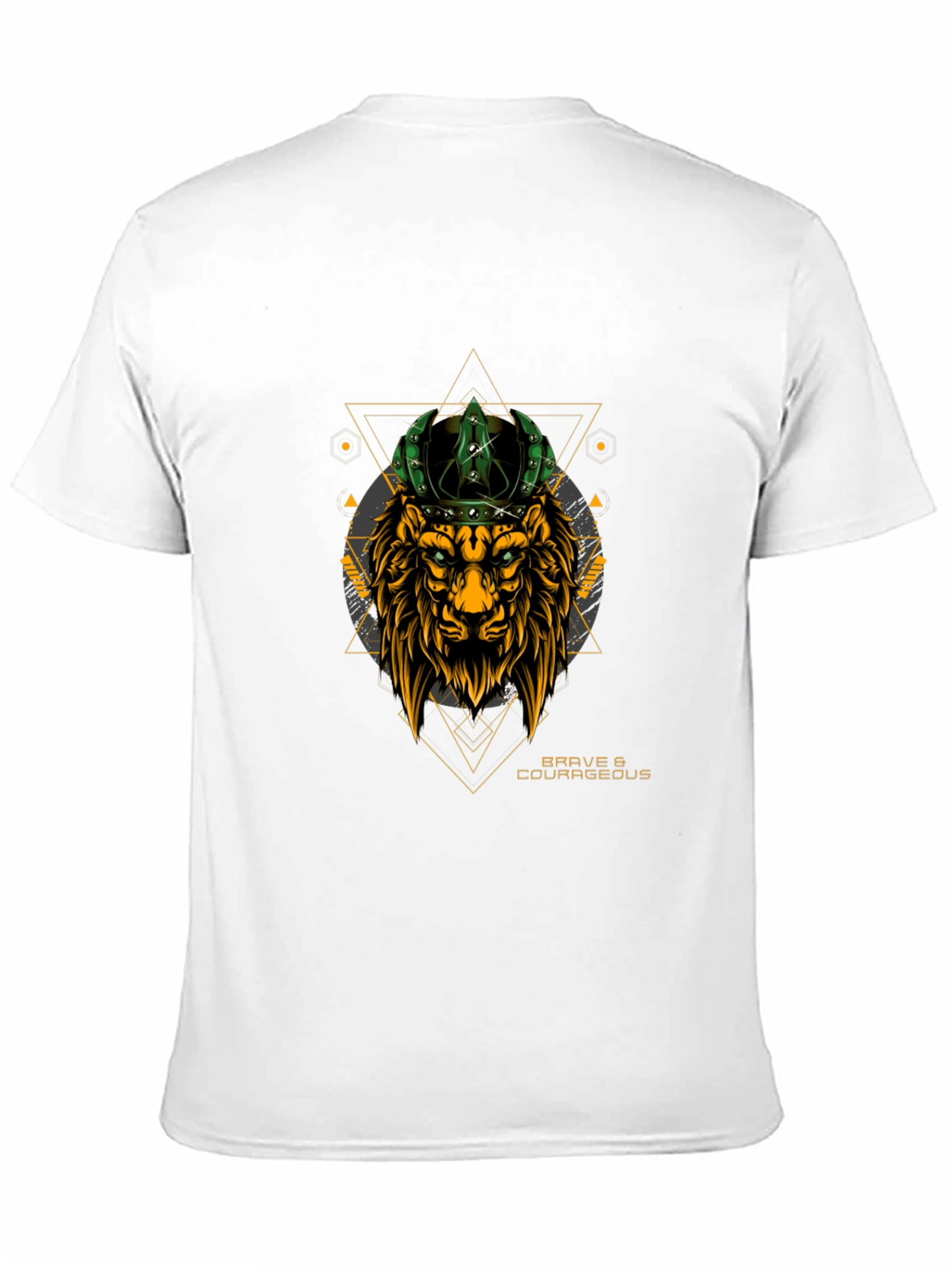 Brave Lion Crown Graphic T-Shirt
