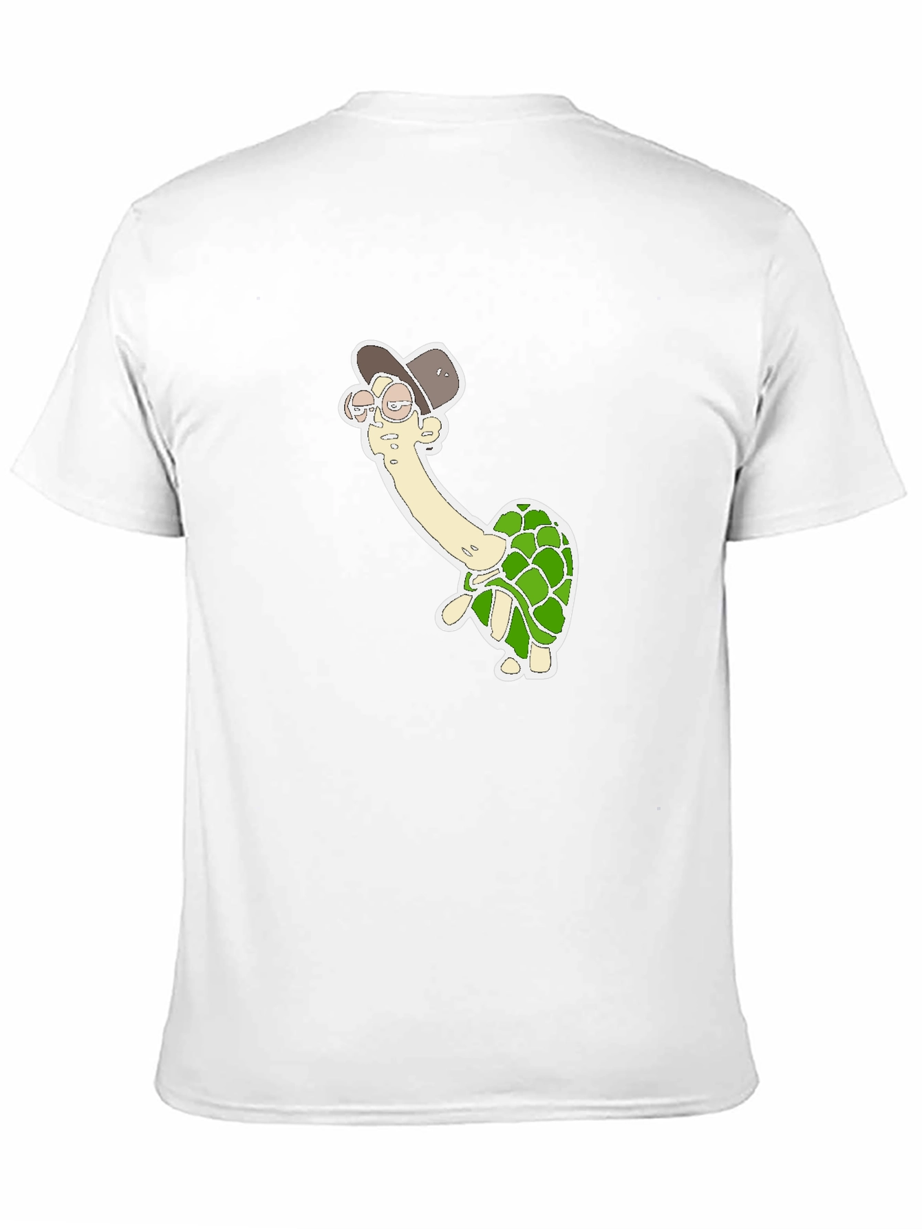 Turtle in Hat Graphic Tee - Black