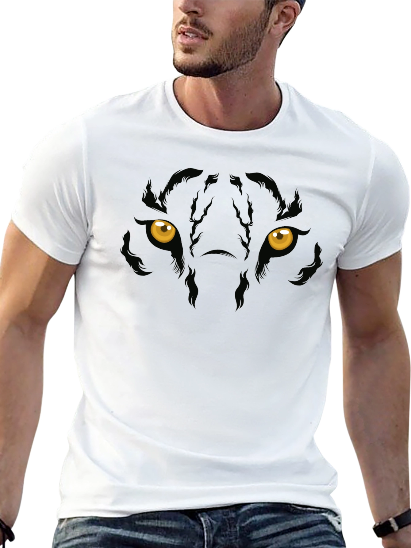 Black Panther Eyes Graphic T-Shirt