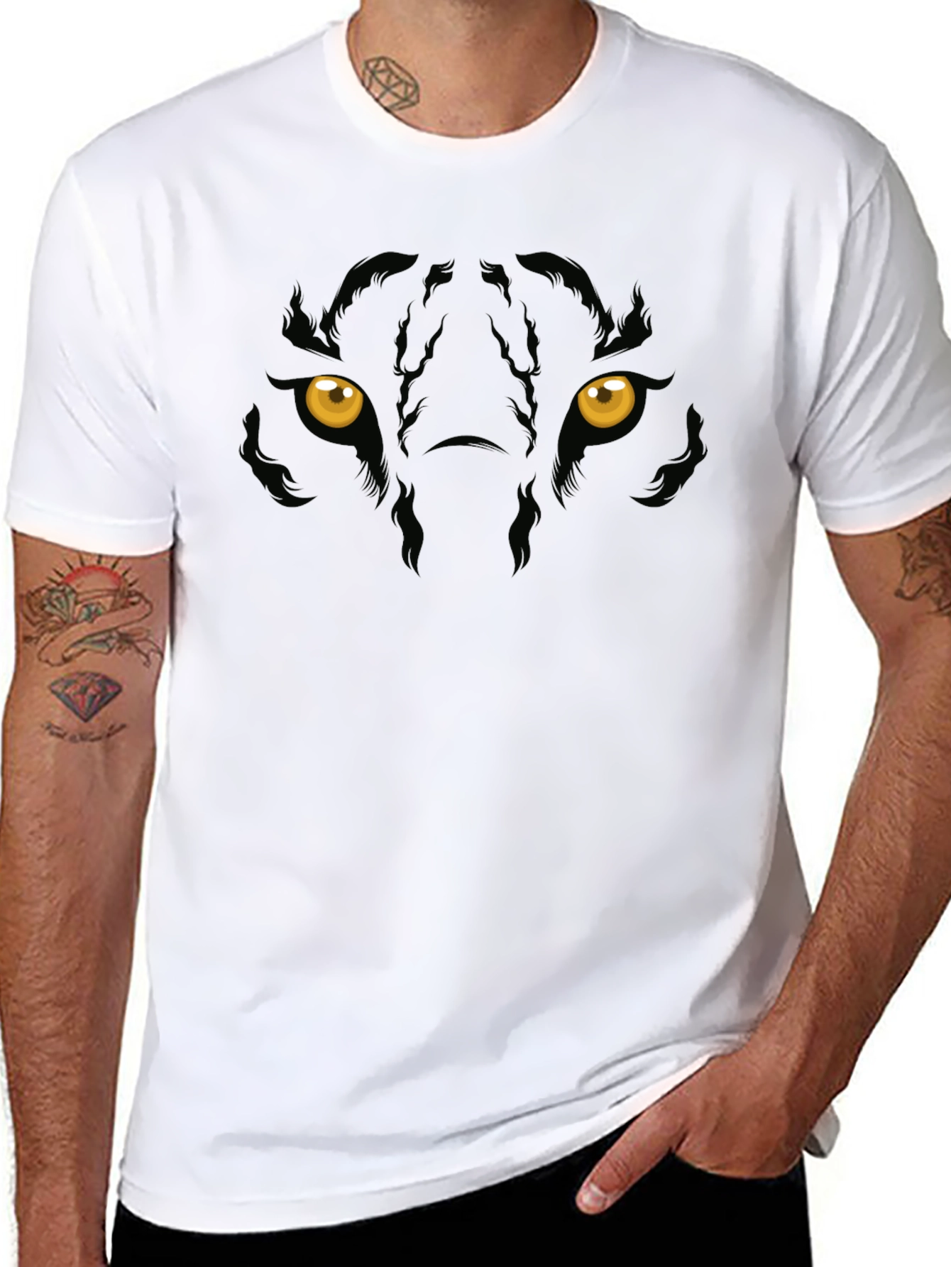 Black Panther Eyes Graphic T-Shirt