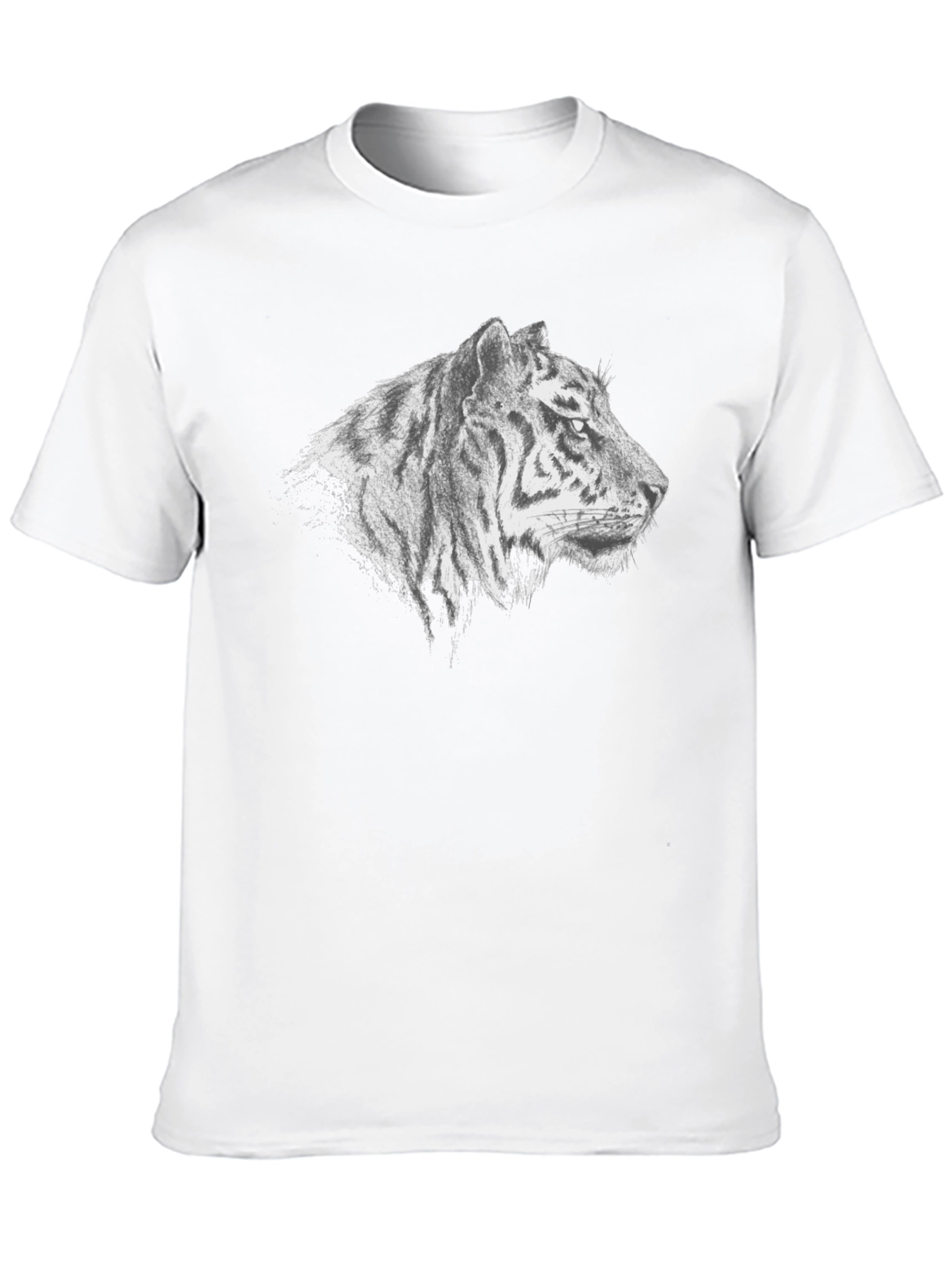 Tiger Graphic Black T-Shirt - Stylish Animal Tee