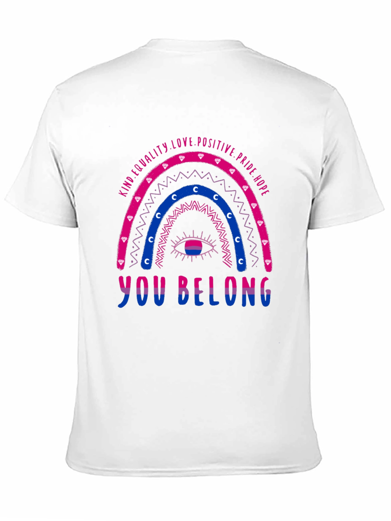 Bisexual Pride Rainbow T-Shirt
