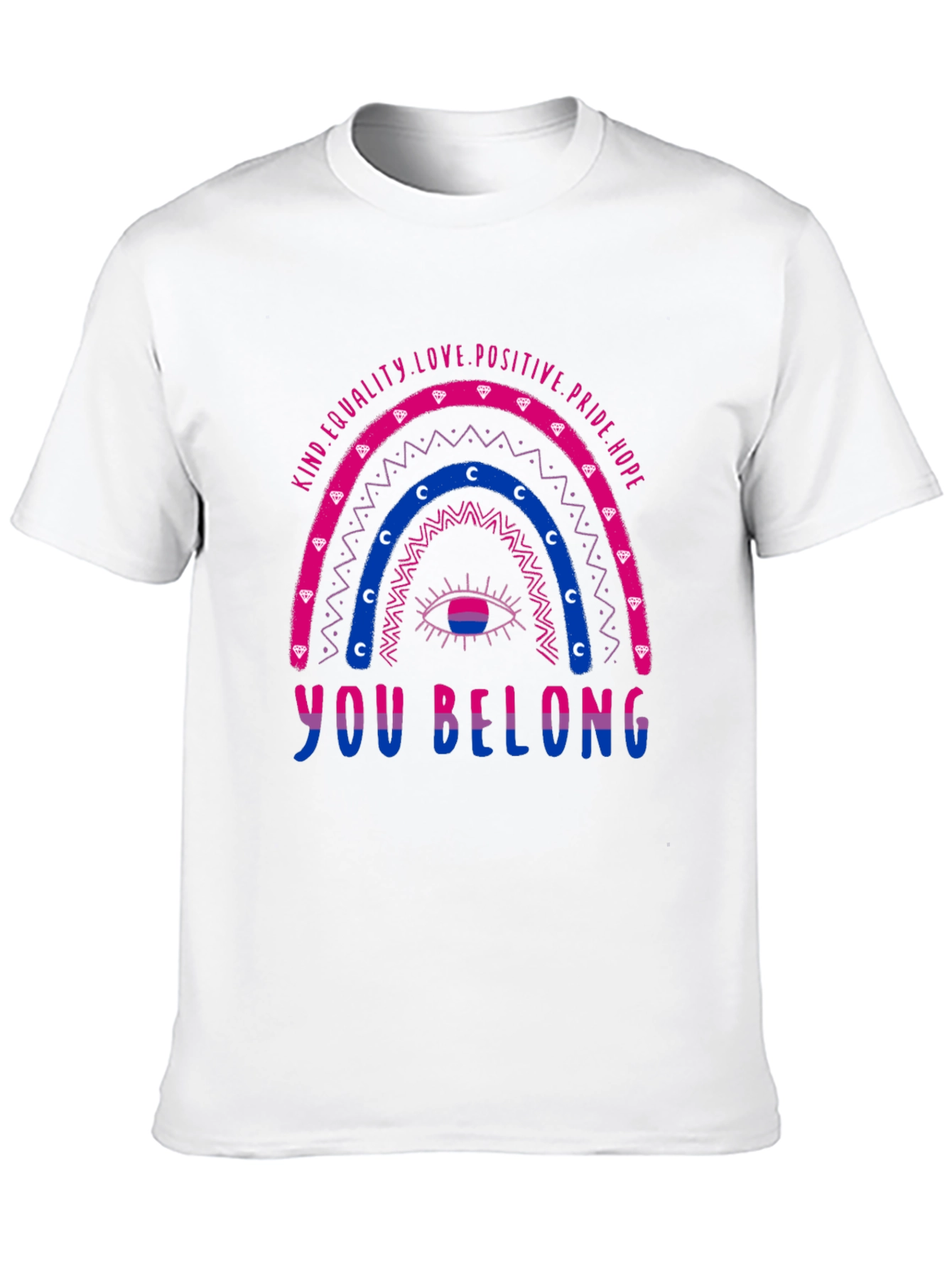 Bisexual Pride Rainbow T-Shirt