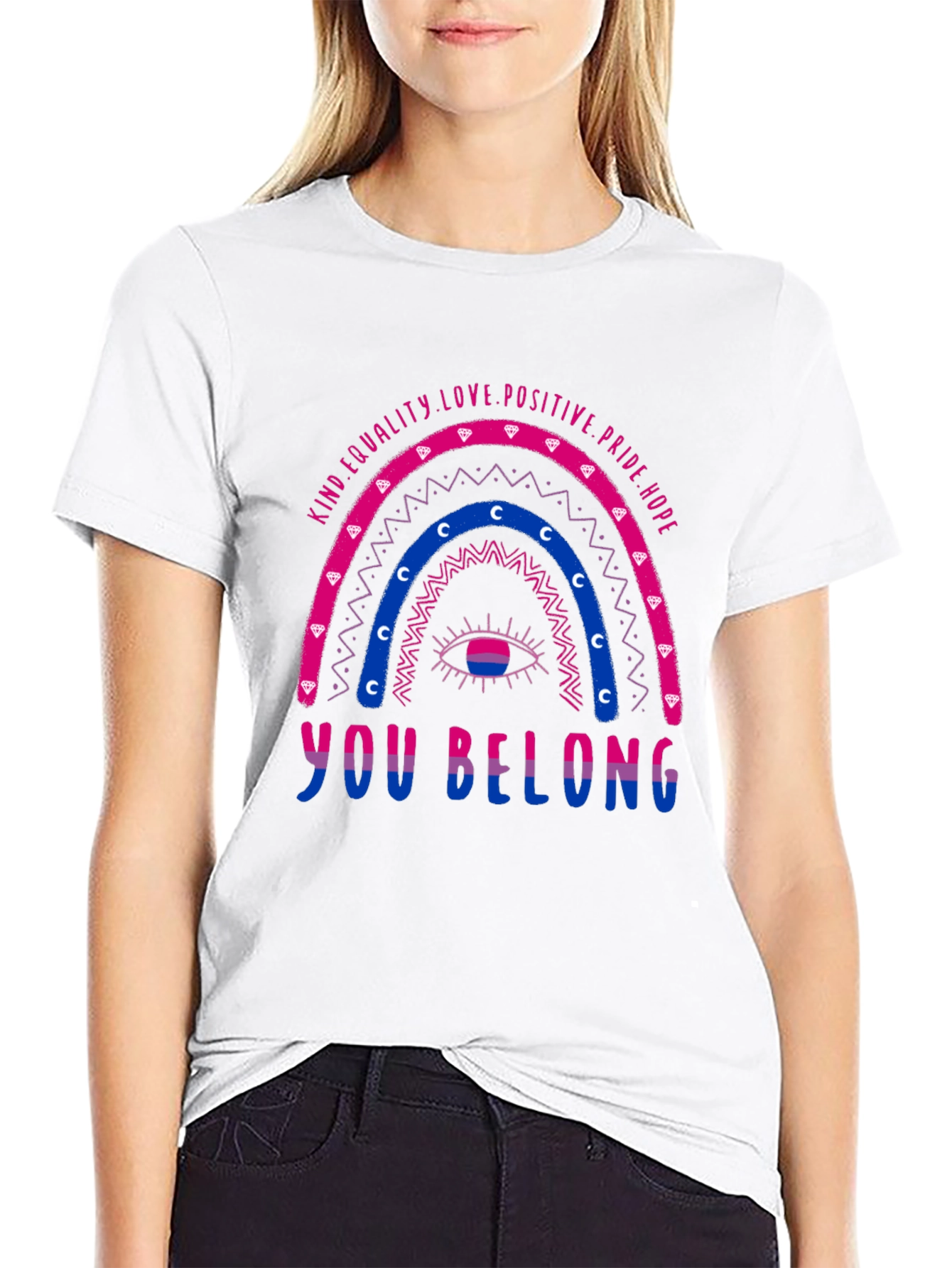 Bisexual Pride Rainbow T-Shirt