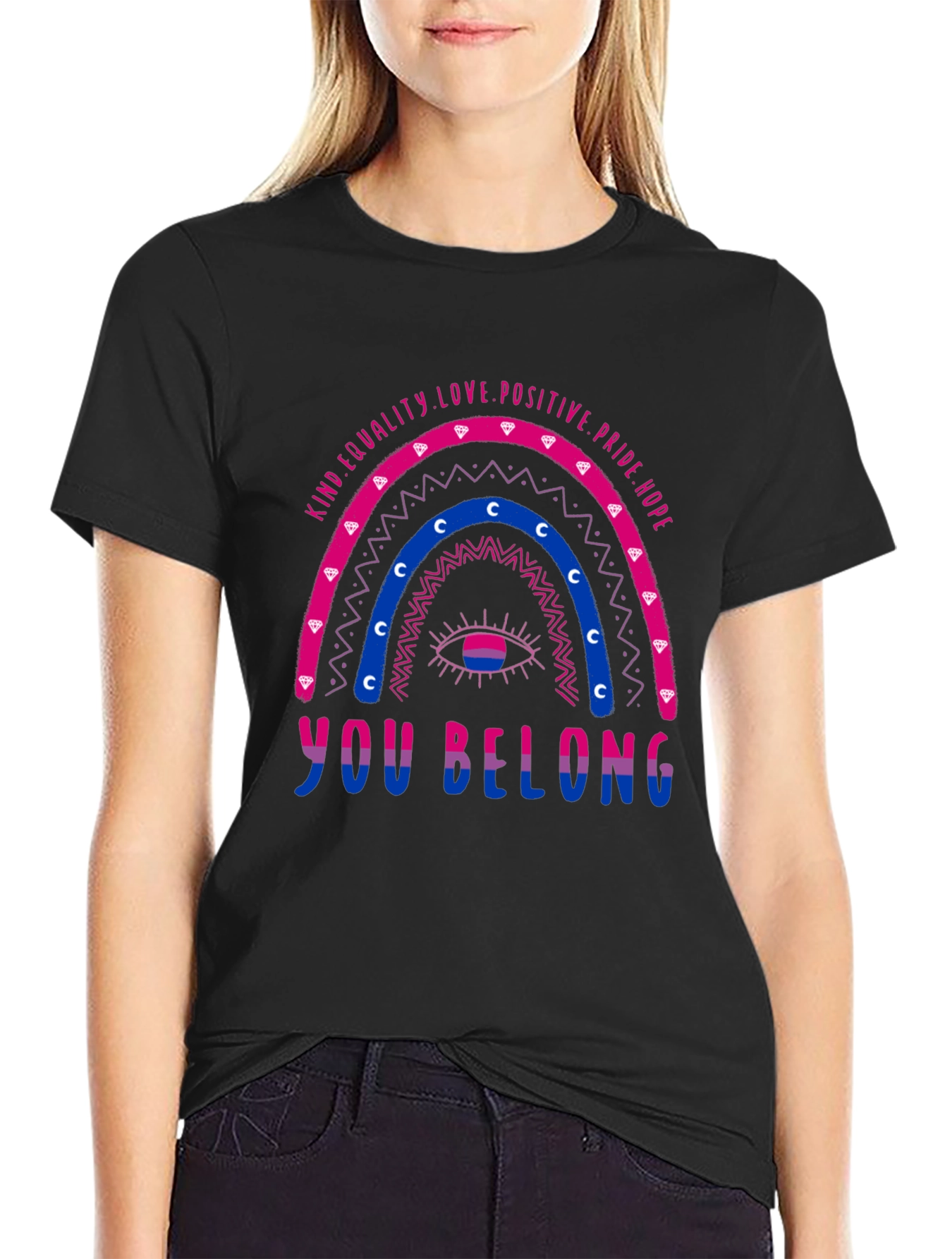 Bisexual Pride Rainbow T-Shirt