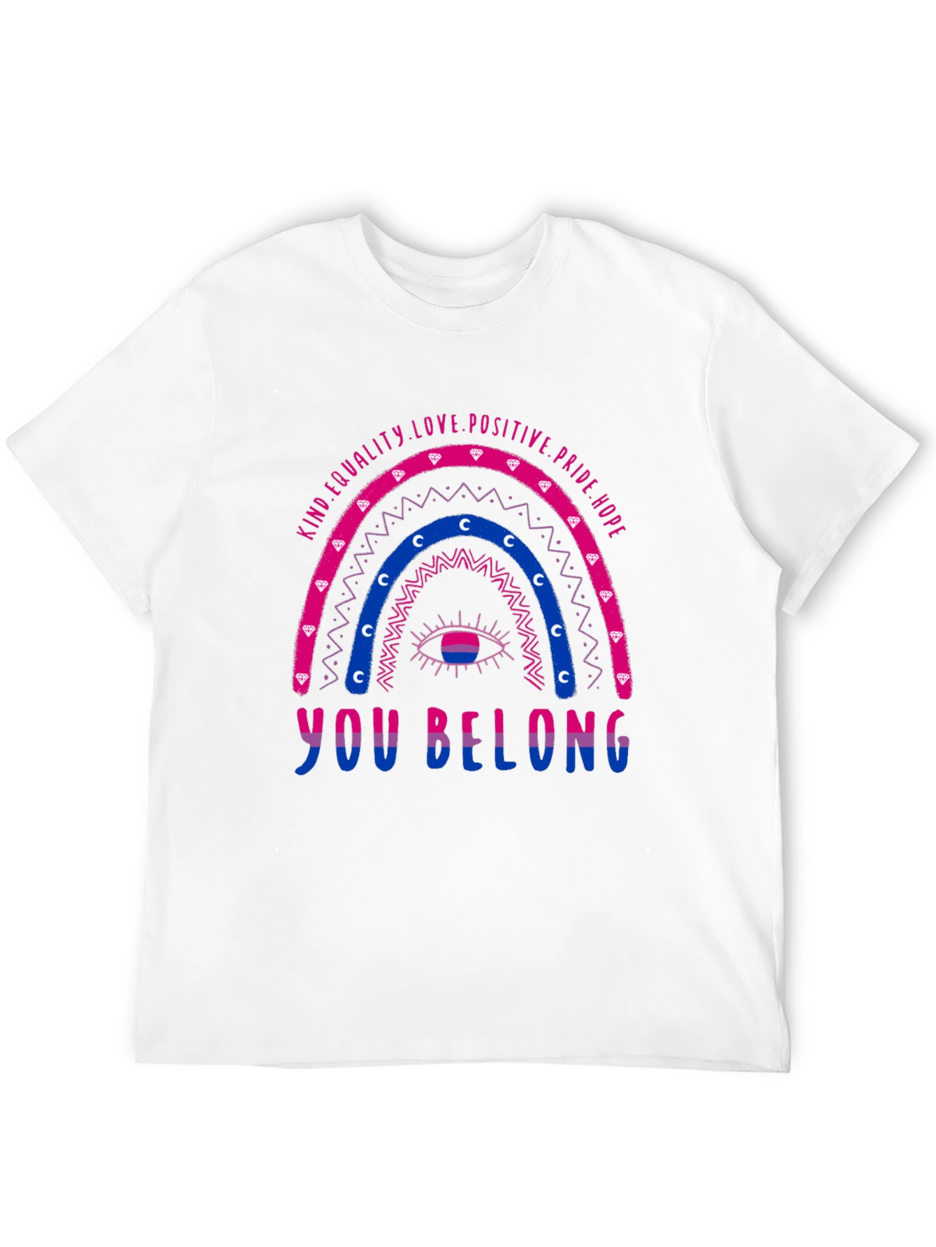 Bisexual Pride Rainbow T-Shirt
