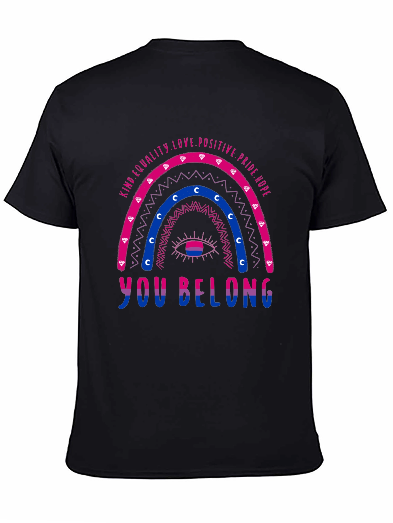 Bisexual Pride Rainbow T-Shirt