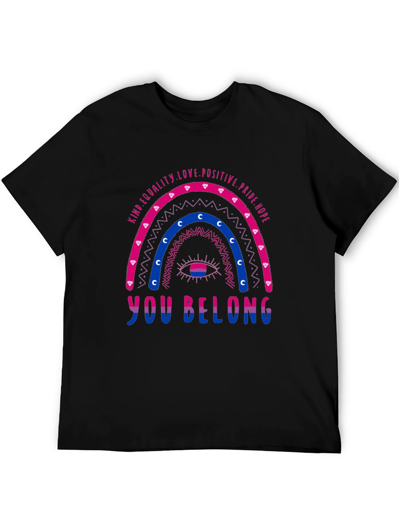 Bisexual Pride Rainbow T-Shirt