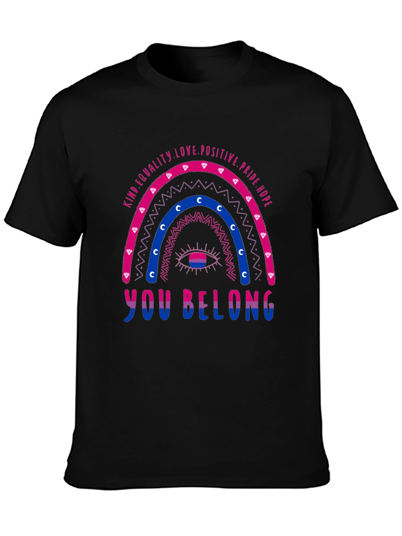 Bisexual Pride Rainbow T-Shirt