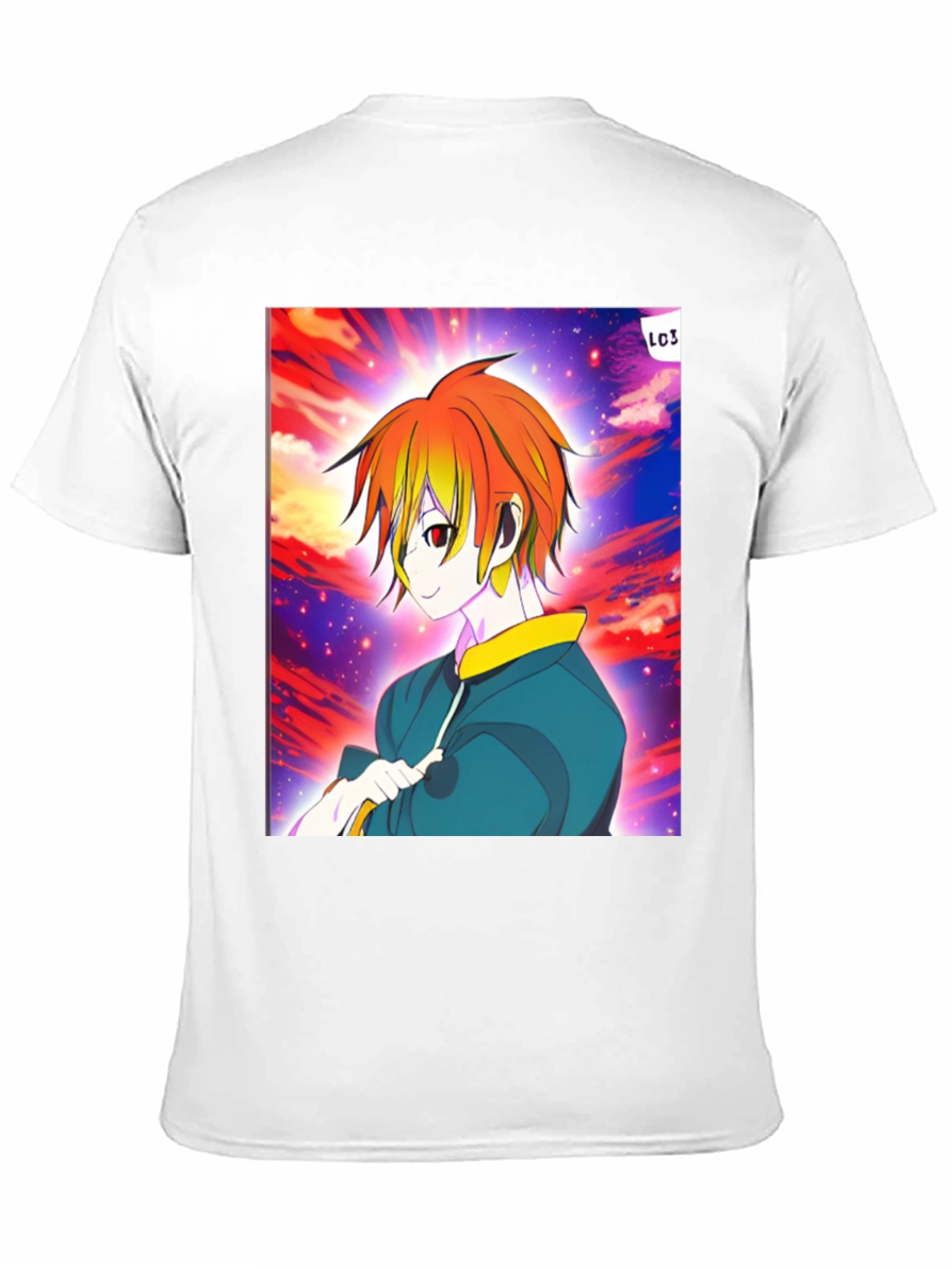 Anime Character Graphic Black T-Shirt