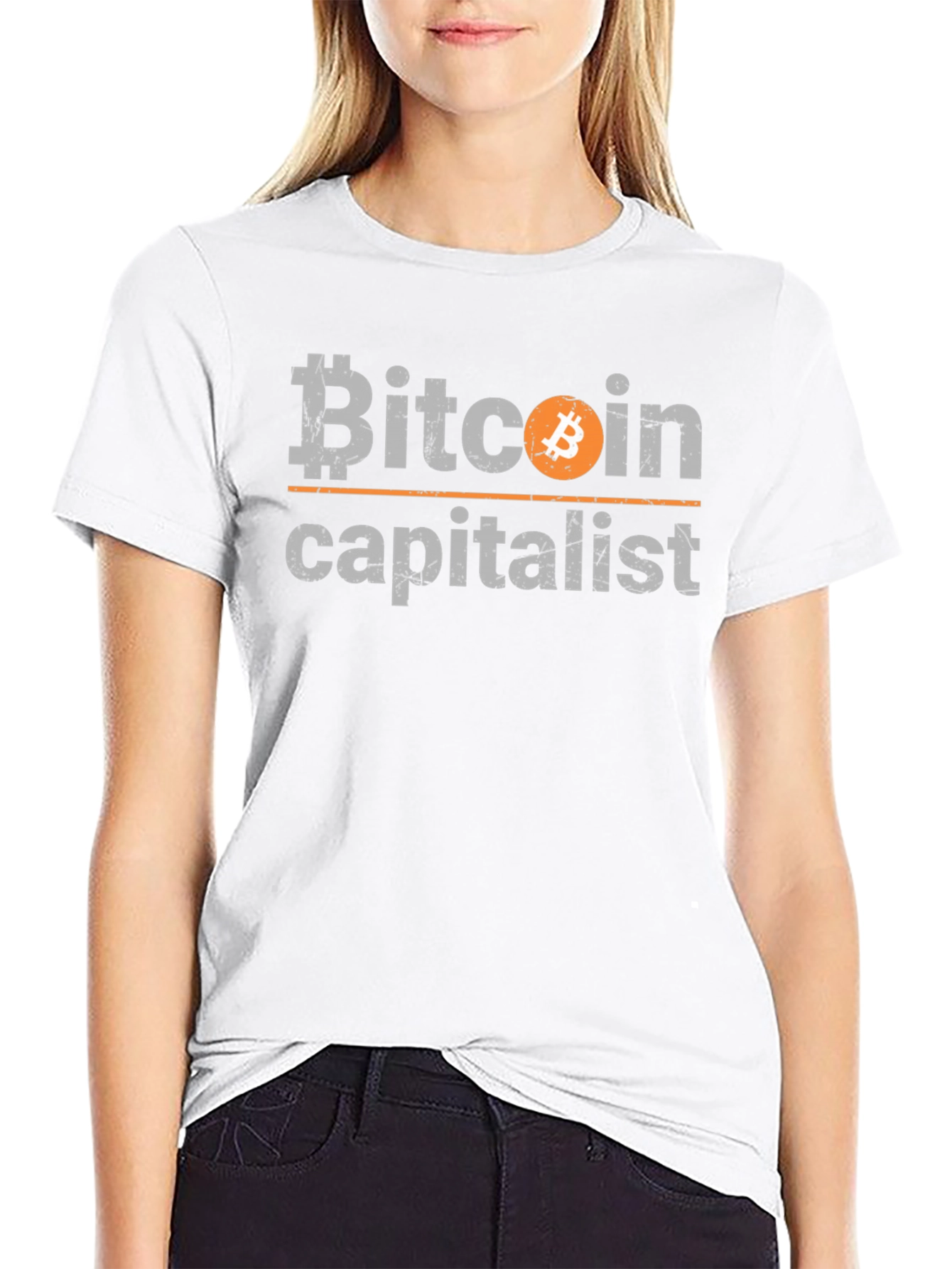 Bitcoin Capitalist Graphic Tee - Cryptocurrency T-Shirt