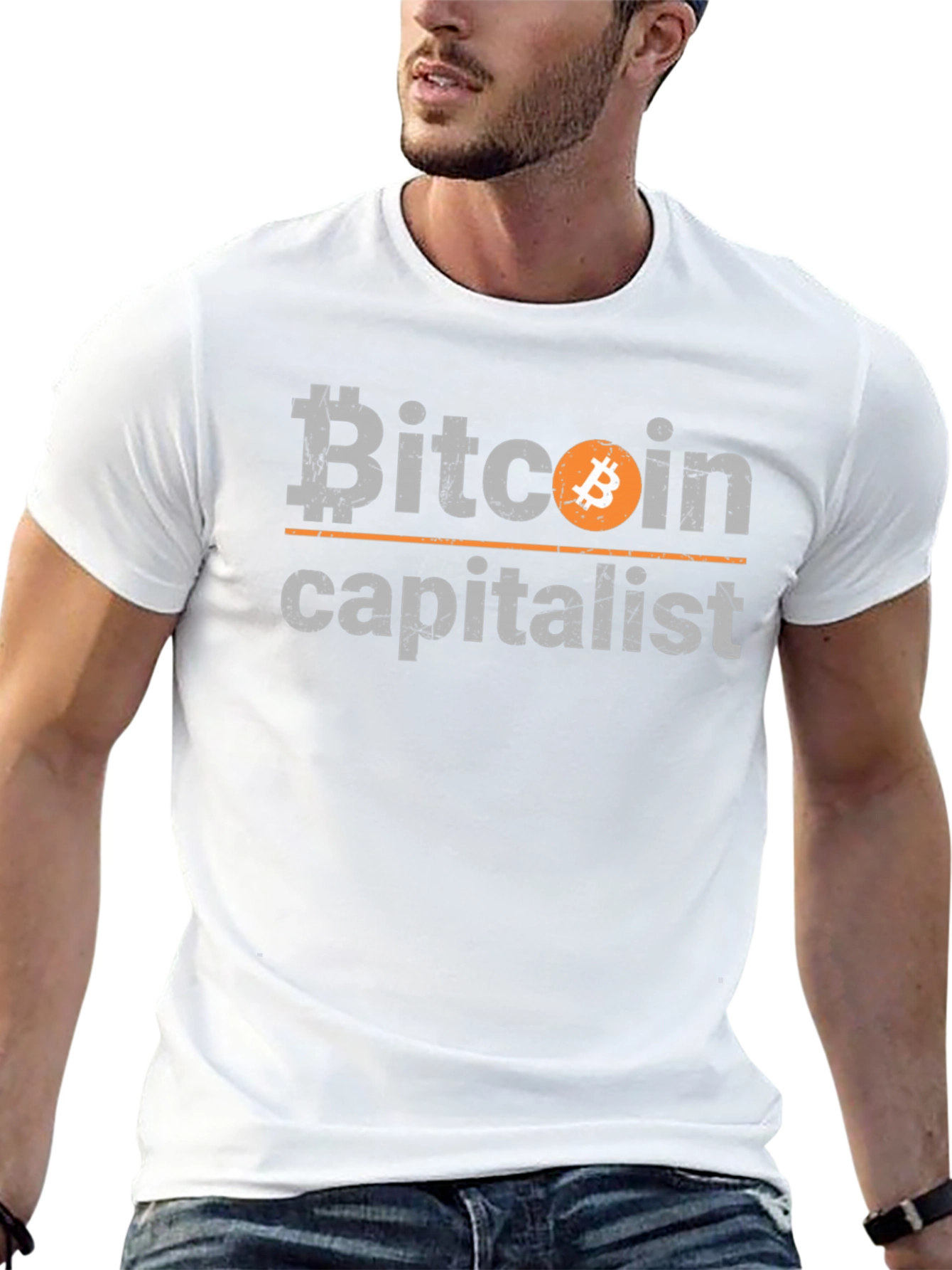 Bitcoin Capitalist Graphic Tee - Cryptocurrency T-Shirt