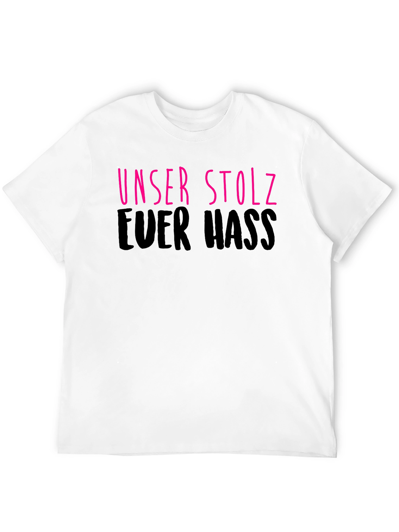 Unser Stolz Euer Hass Black Graphic Tee