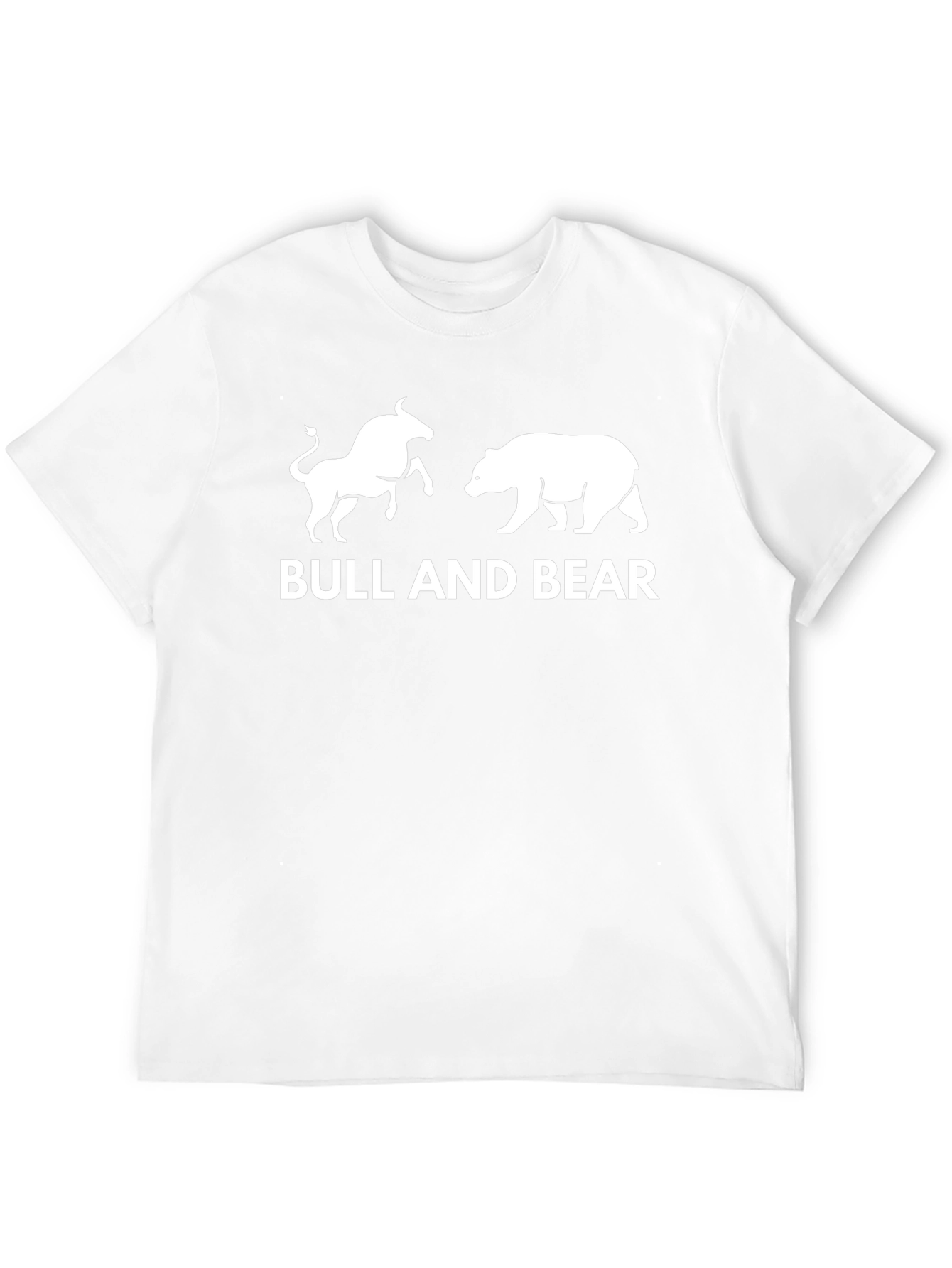 Bull and Bear Black Graphic Tee